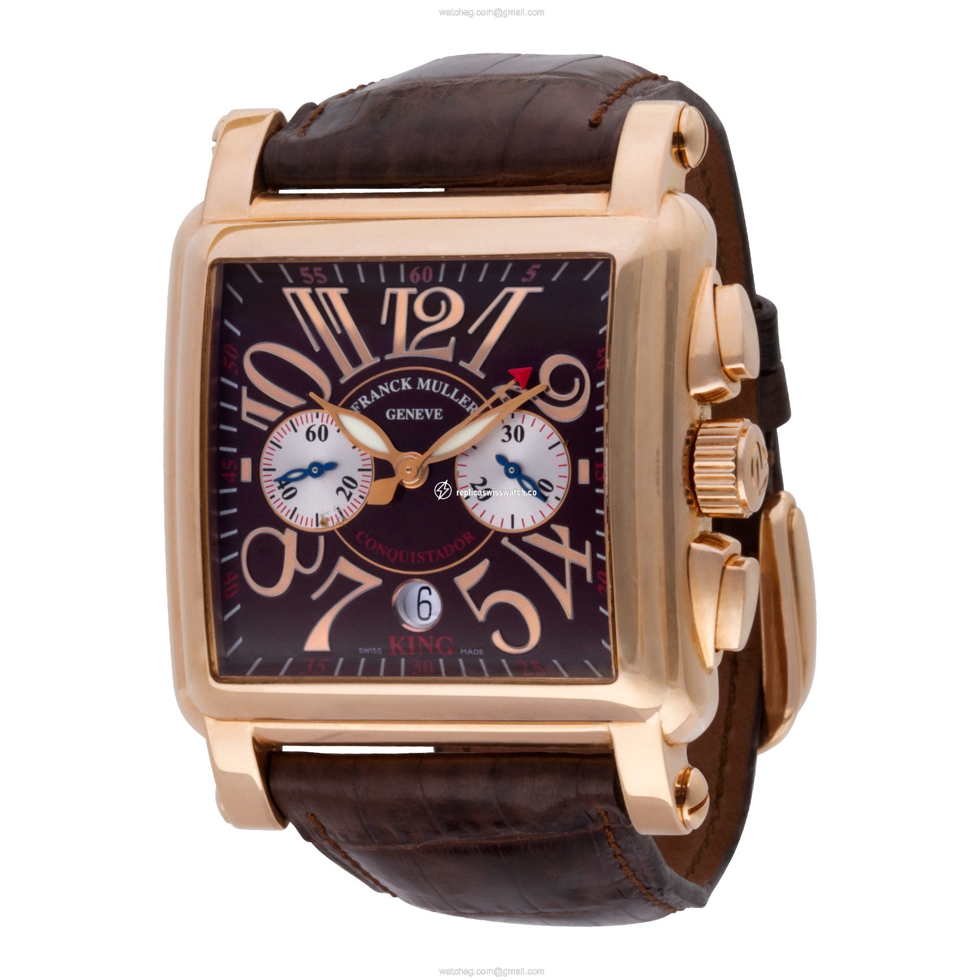 Franck Muller 10000 K CC Conquistador Automatic Male 18k rose gold Replica