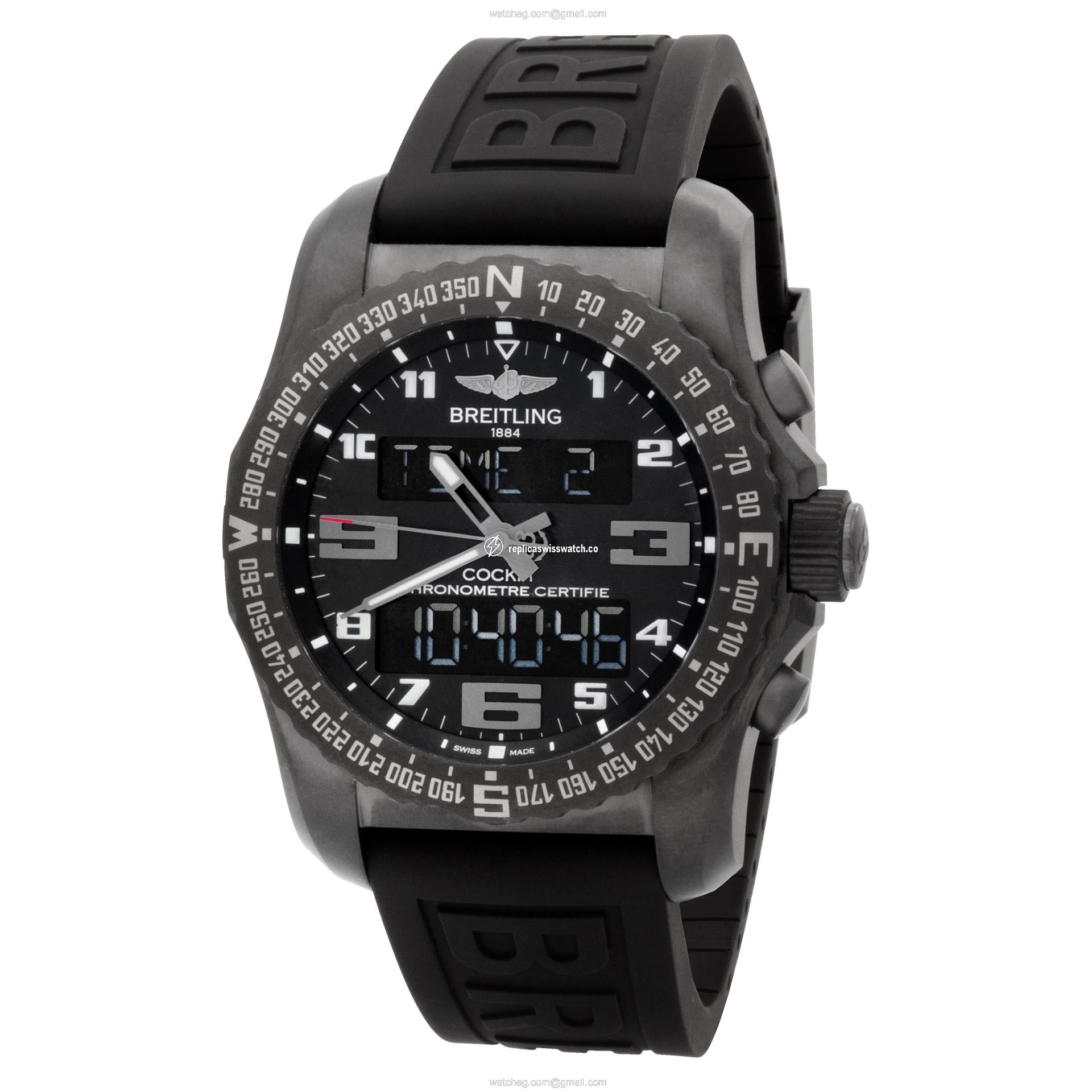 Breitling VB5010 Cockpit Quartz Male Titanium Watches Breitling VB5010 Cockpit Quartz Male Titanium Watches