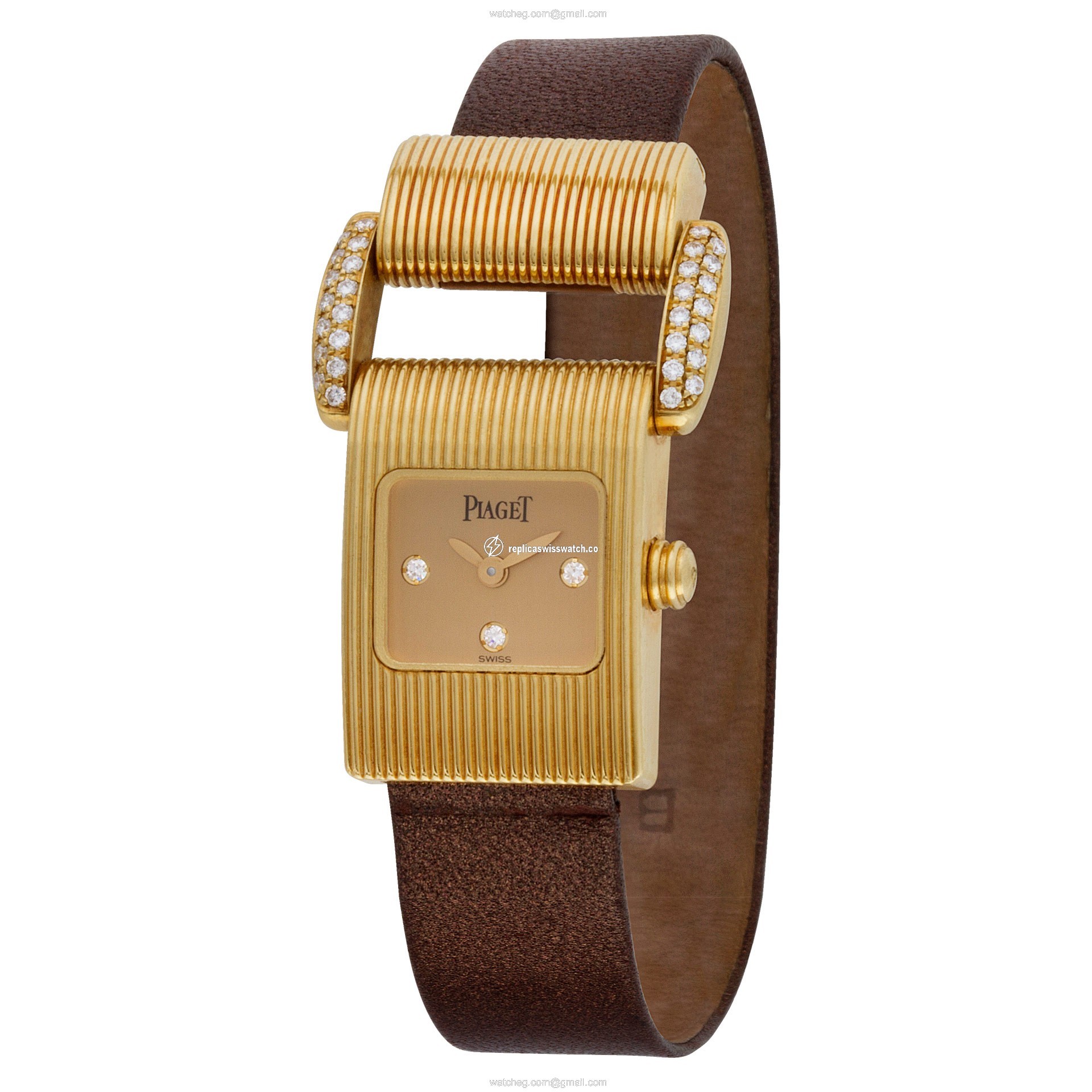 Piaget 5222 Protocol Quartz Female 18k yellow gold Replica