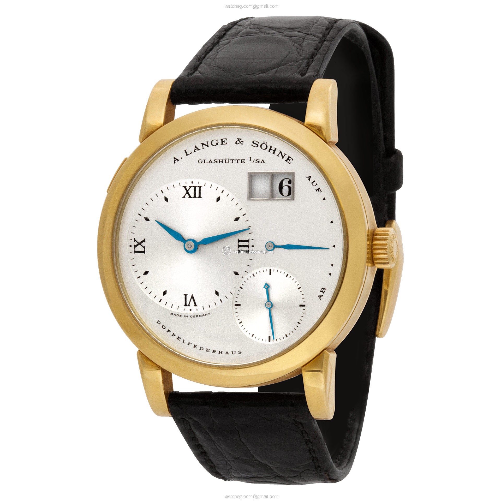 A. Lange & Sohne 101.002 Lange 1 Manual Male 18k Yellow Gold Replica