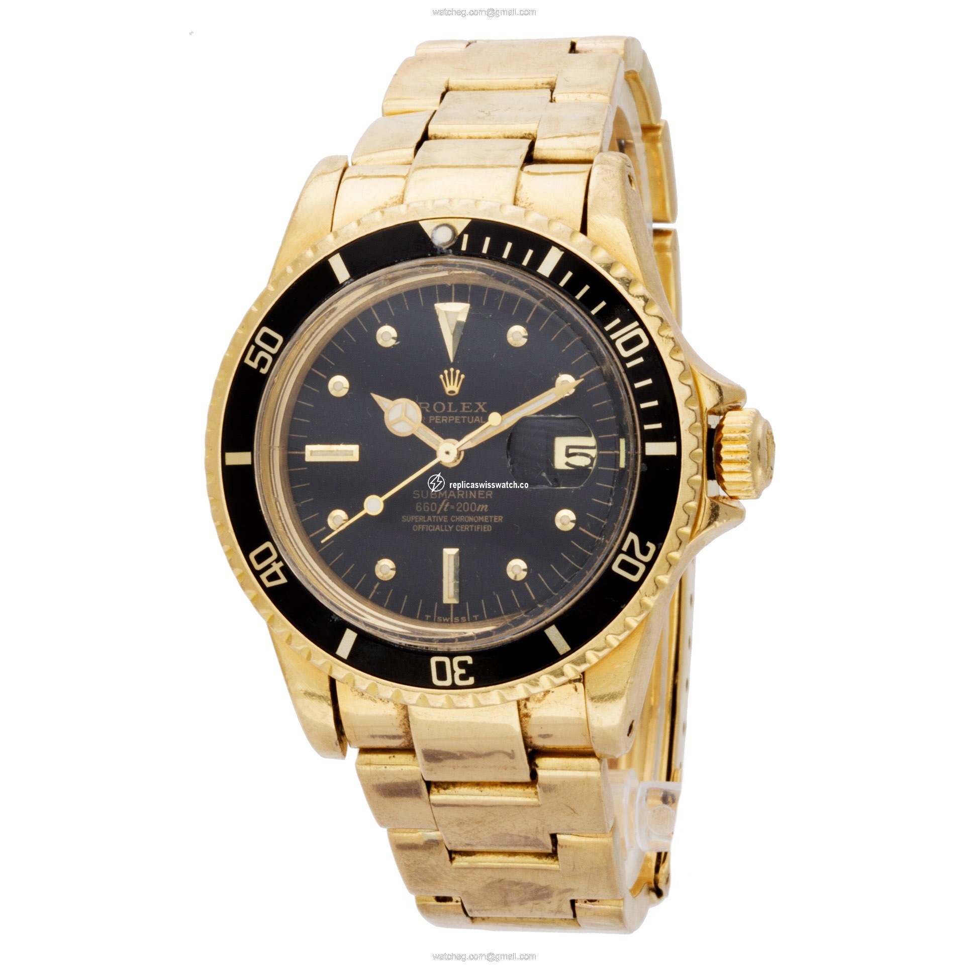 Rolex 1680 Submariner Automatic Male 18k yellow gold Replica