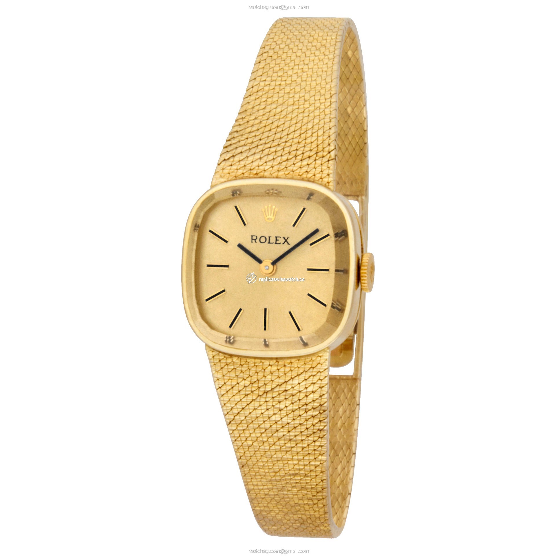 Rolex 8345 Classic Manual Female 14k yellow gold Replica