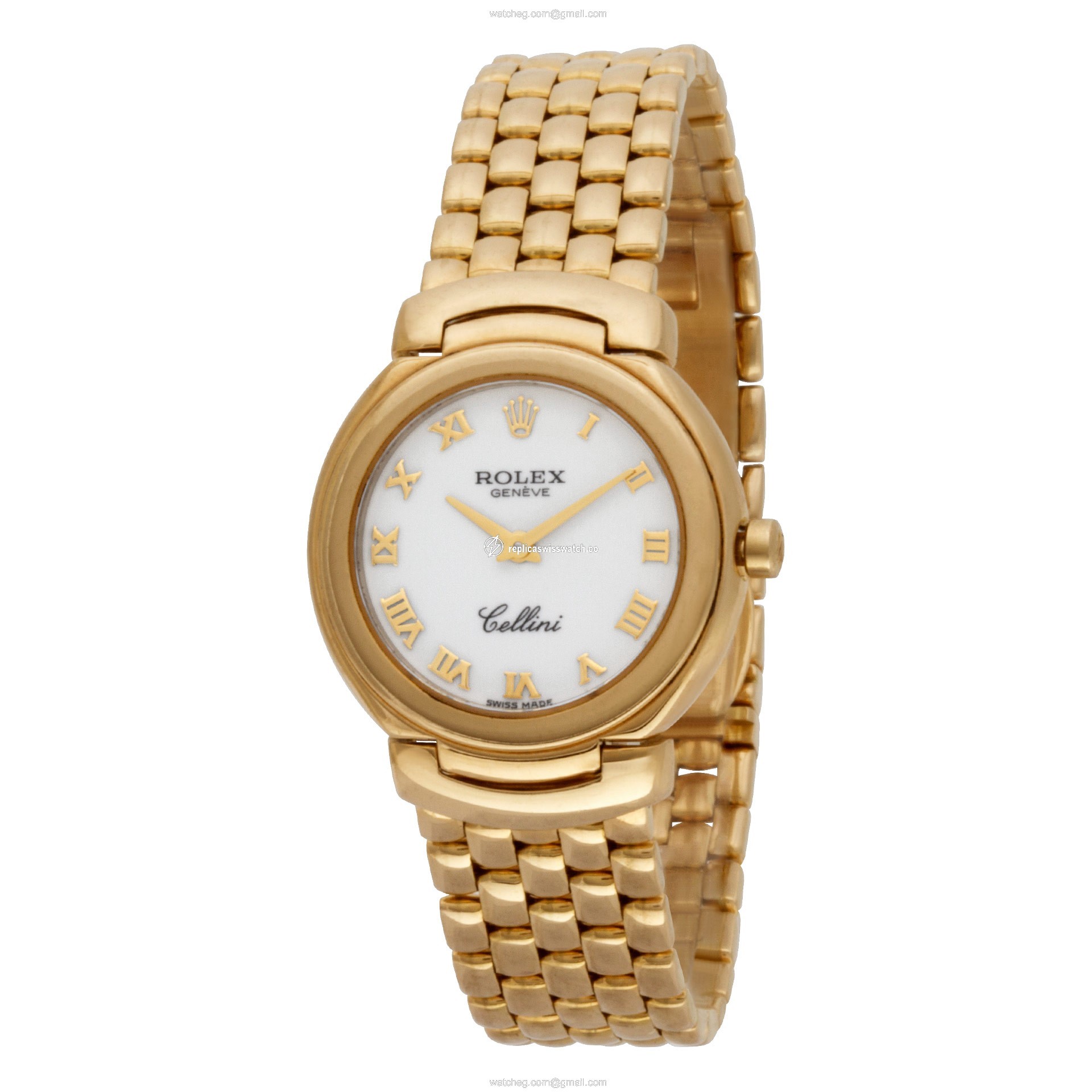 Rolex 6621 Cellini Quartz Female 18k yellow gold Replica