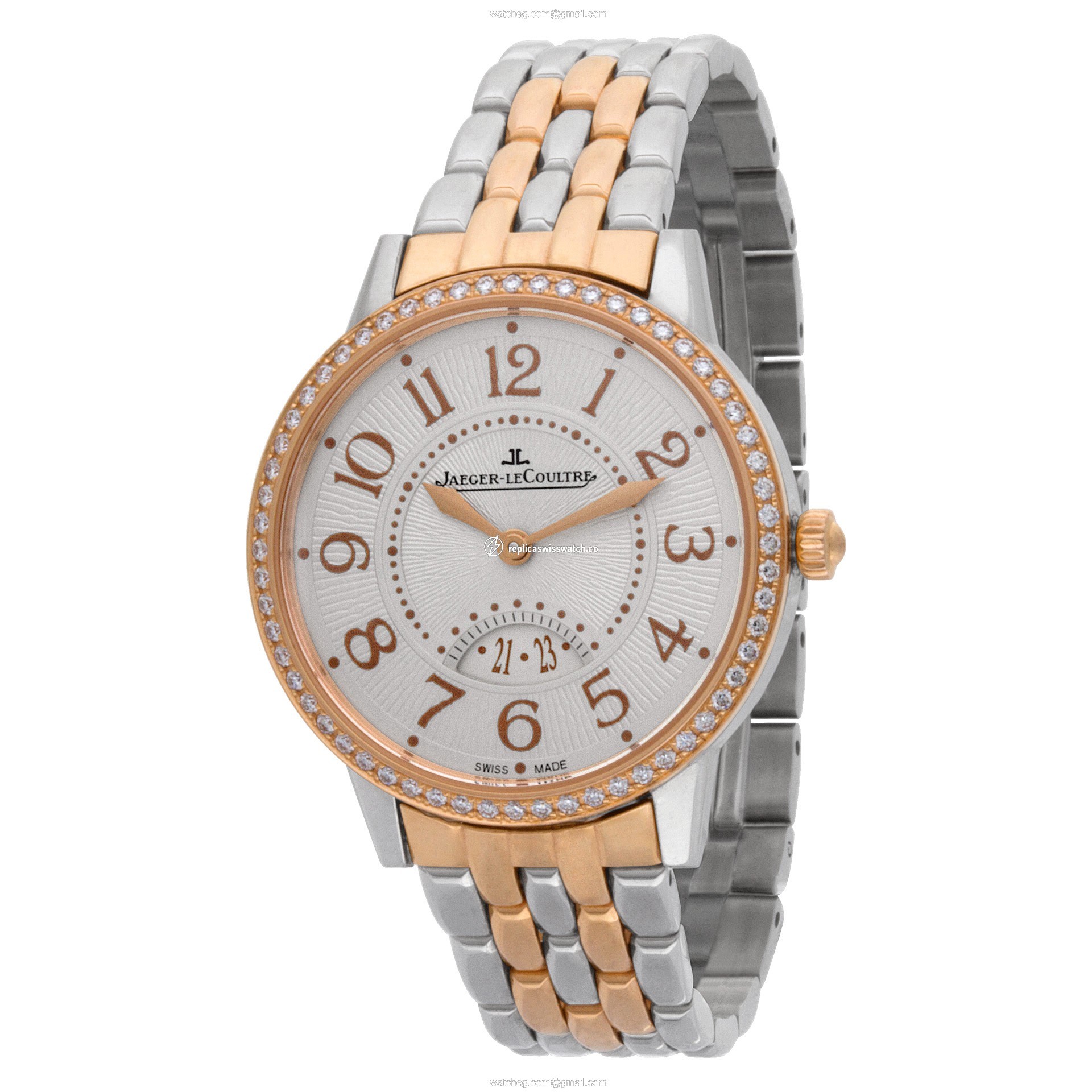 Jaeger LeCoultre 344.d.68 Rendez Vous Quartz Female 18k gold & Stainless Steel Replica