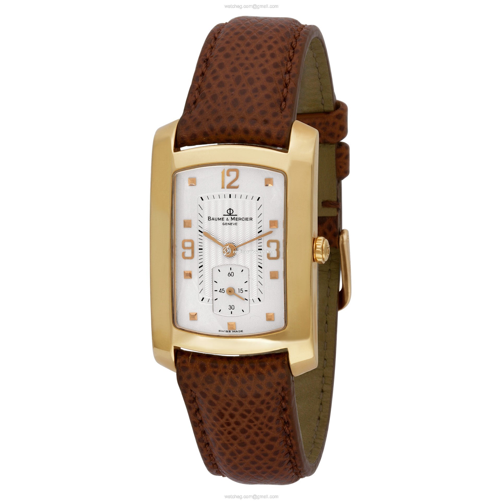 Baume & Mercier mv045224 Hampton Quartz Female 18k yellow gold Replica