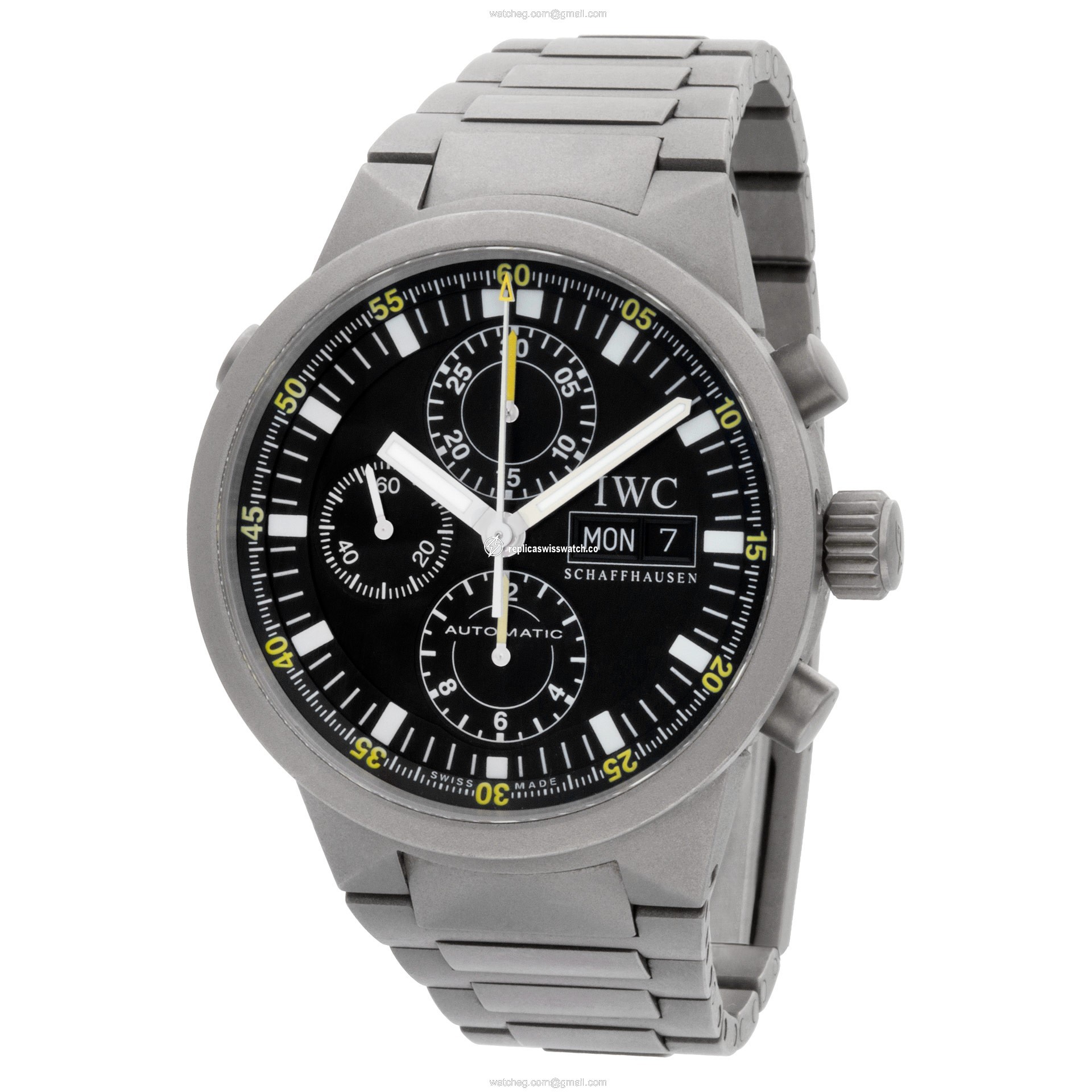 IWC 3716 Rattrapante Automatic Male Titanium Replica