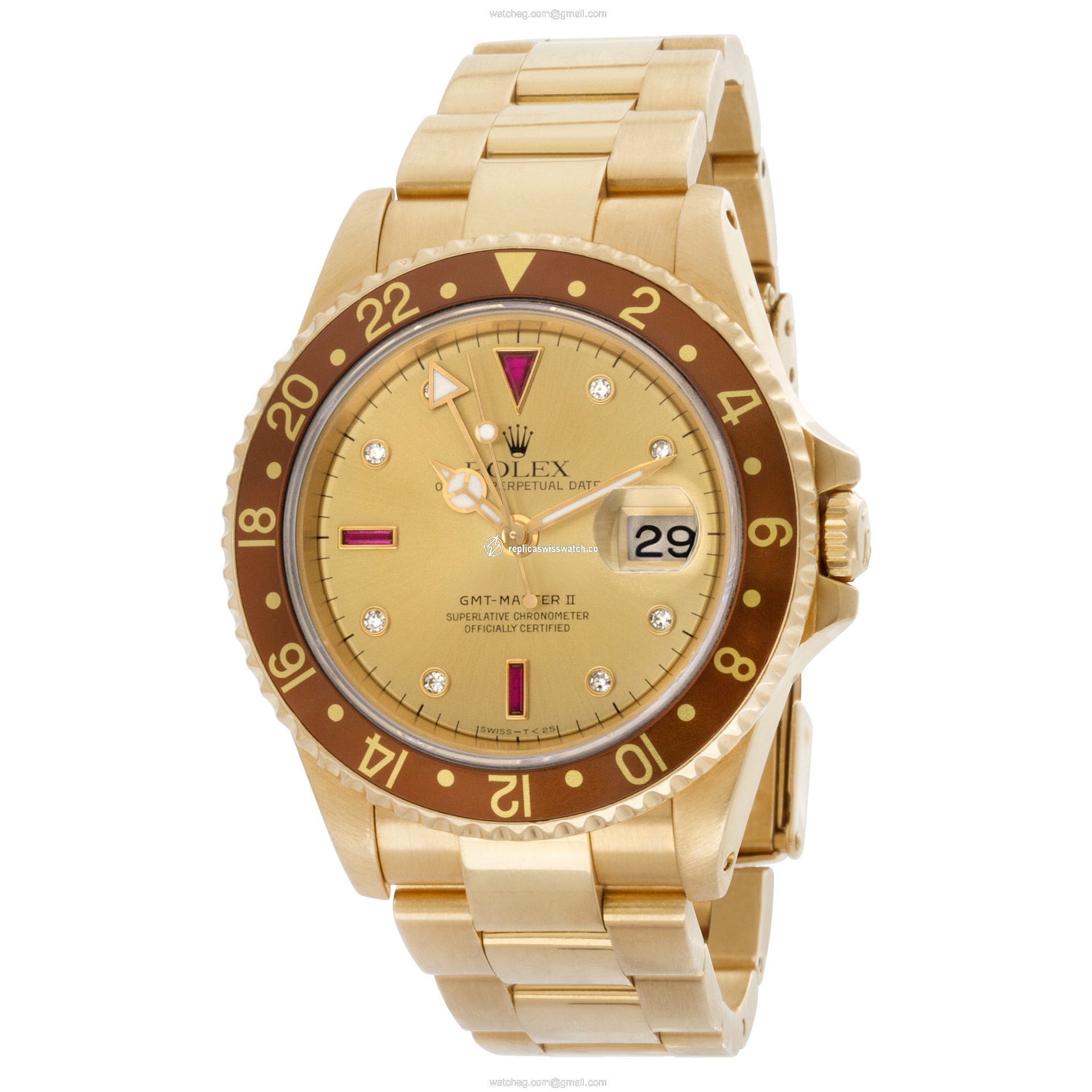 Rolex 16710 GMT-Master Automatic Male 18k yellow gold Watches Rolex 16710 GMT-Master Automatic Male 18k yellow gold Watches