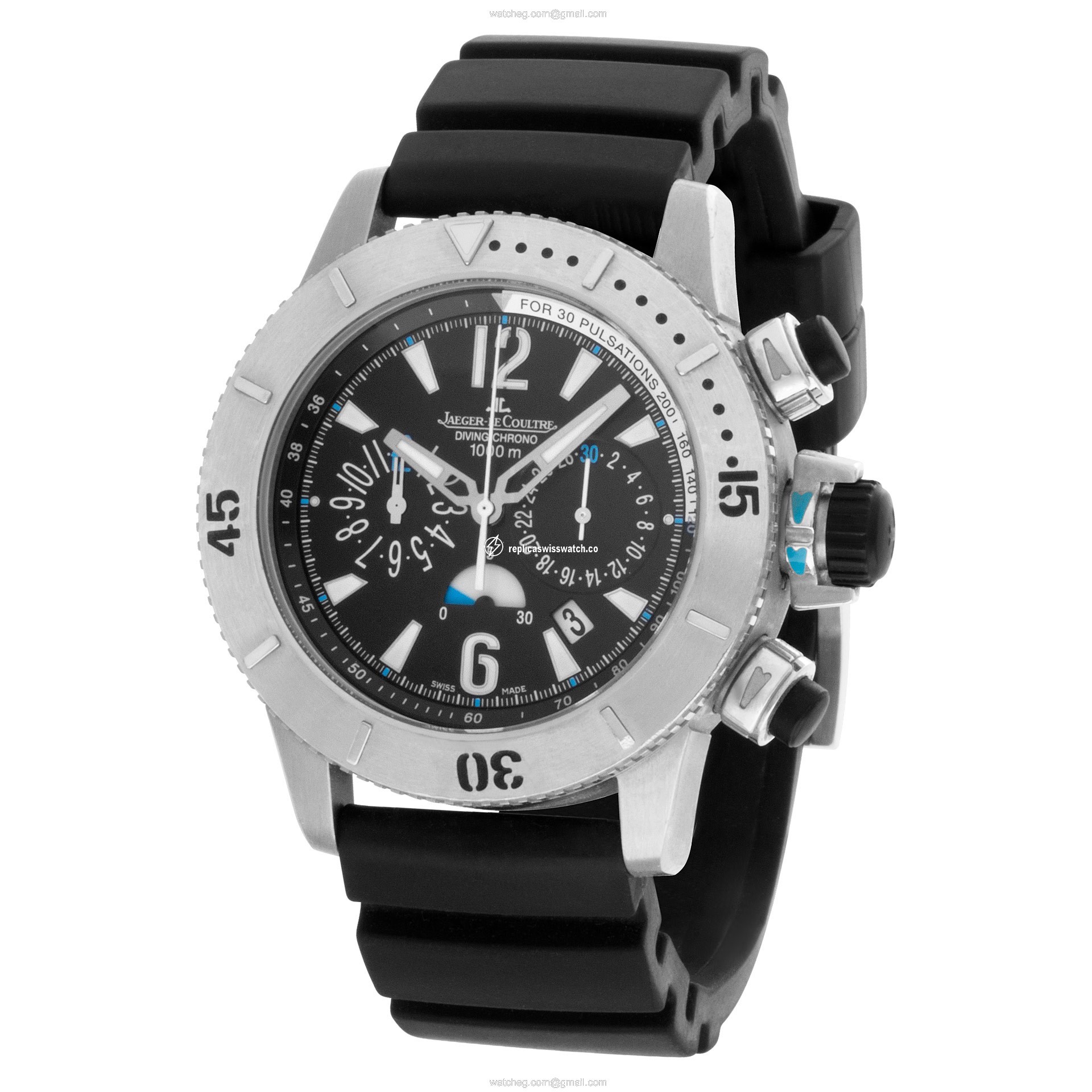 Jaeger LeCoultre Q186T770 Master Compressor Automatic Male Titanium Replica