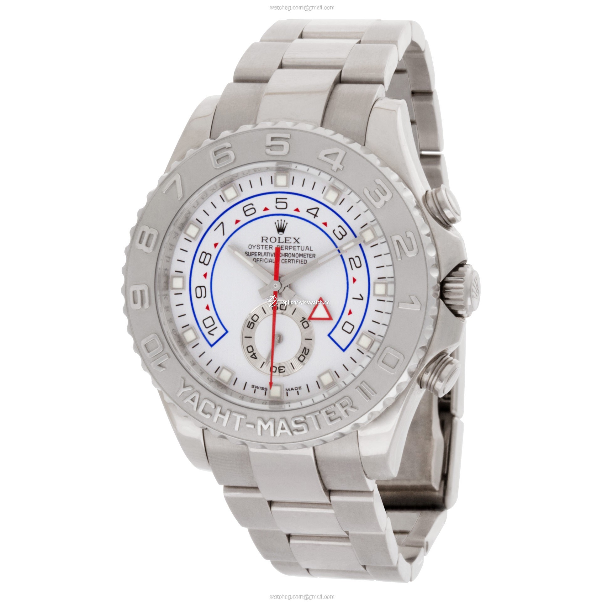 Rolex 116689 Yacht-Master II Automatic Male 18k White Gold Replica