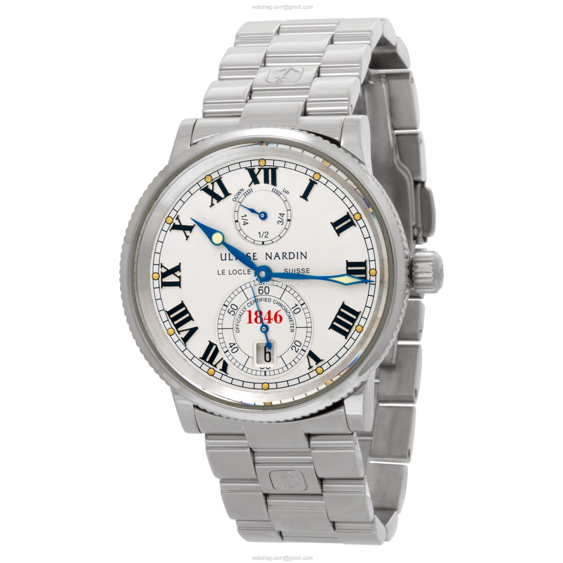 Ulysse Nardin 263.22 Marine Chronometer Automatic Male Stainless Steel Replica