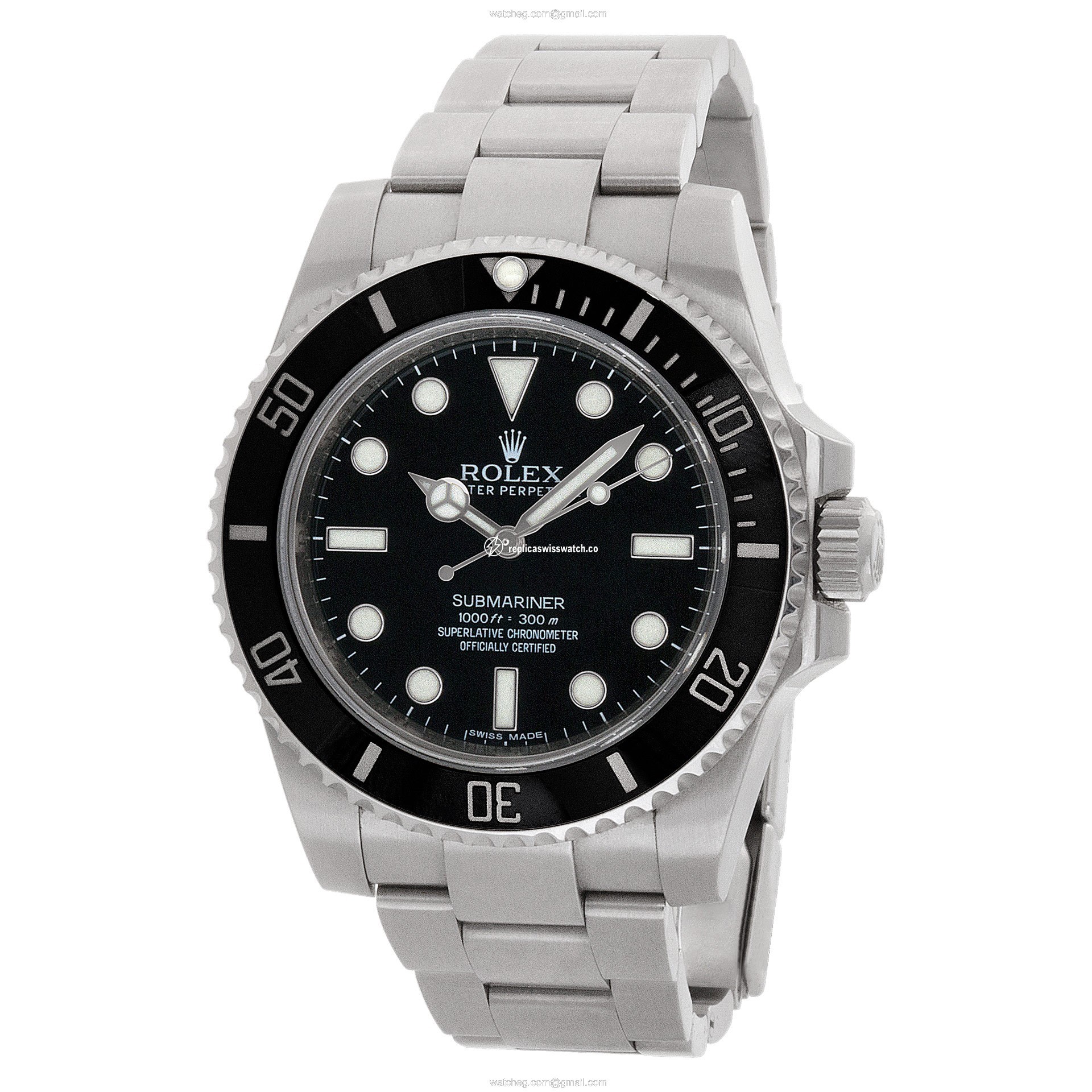 Rolex 114060 Submariner No Date Automatic Male Stainless Steel Replica