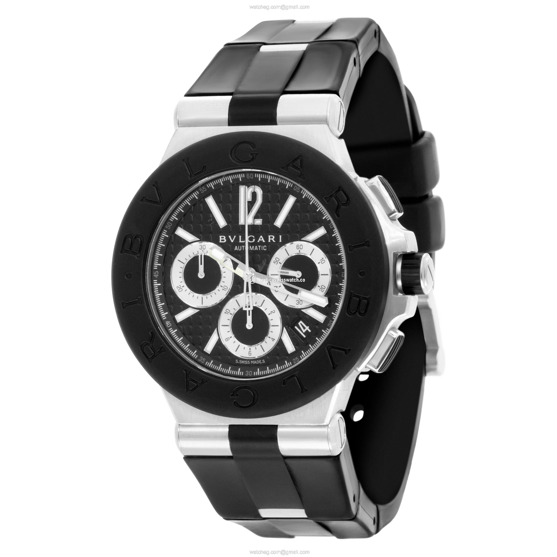 Bvlgari DG 42 SC CH Diagono Automatic Male Stainless Steel Watches Bvlgari DG 42 SC CH Diagono Automatic Male Stainless Steel Watches