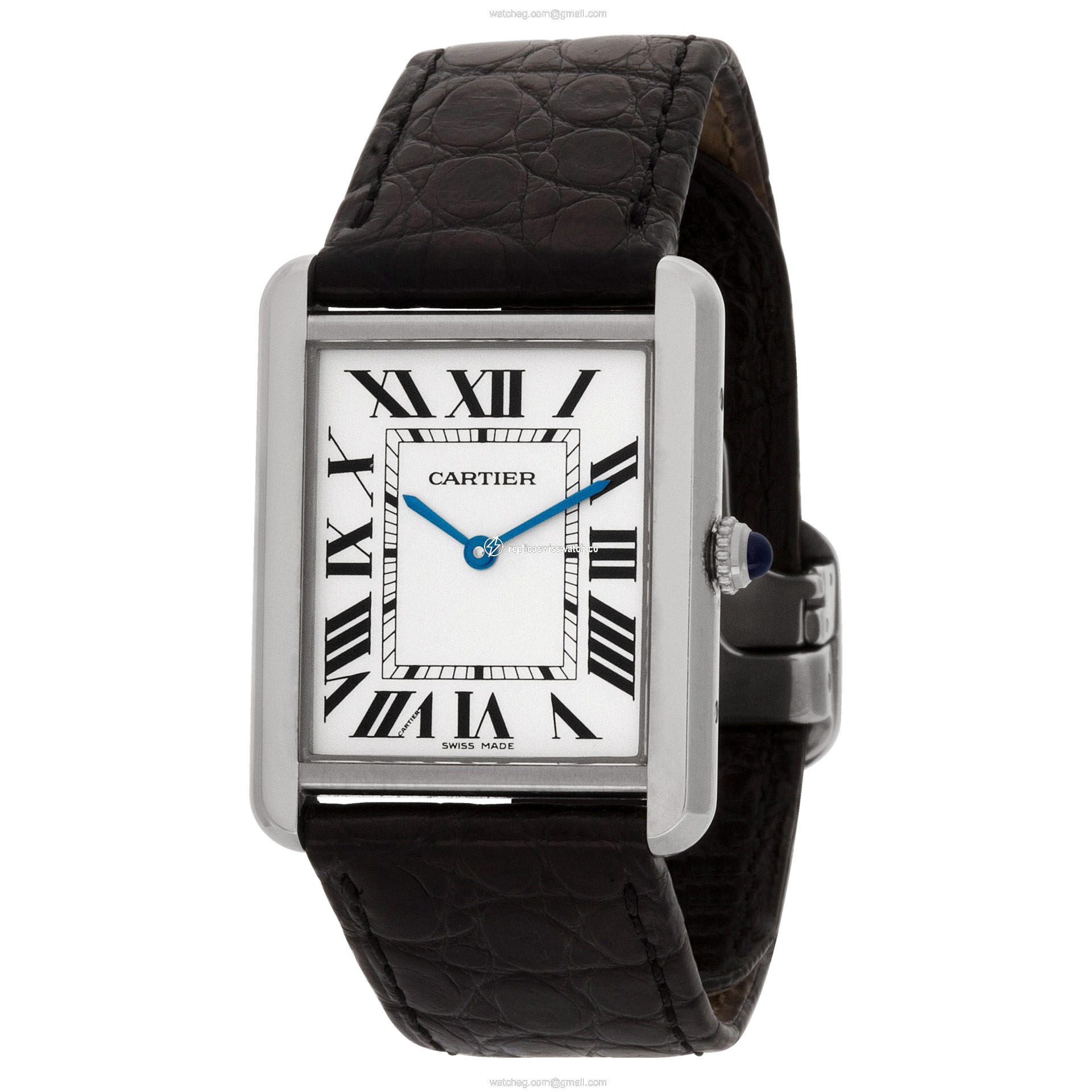 Cartier WSTA0028 Tank Solo Quartz Unisex Stainless Steel Replica