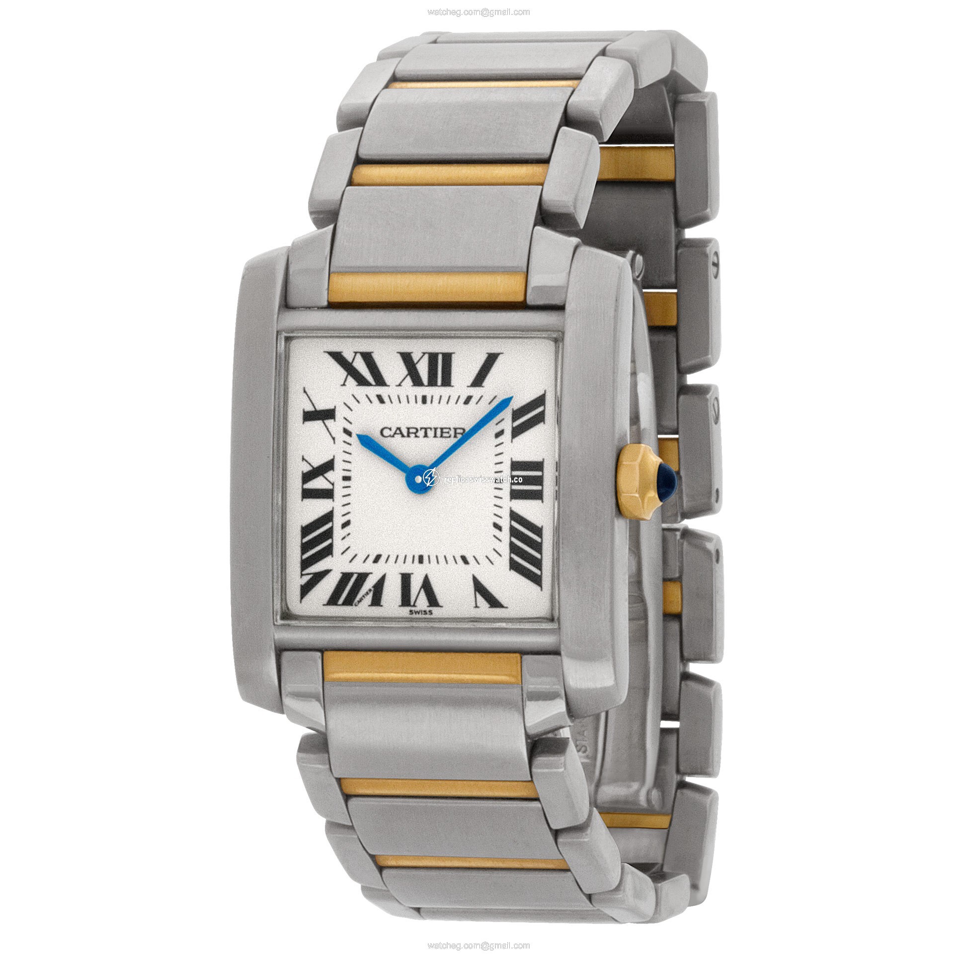 Cartier W2TA0003 Tank Francaise Quartz Female Stainless Steel Replica