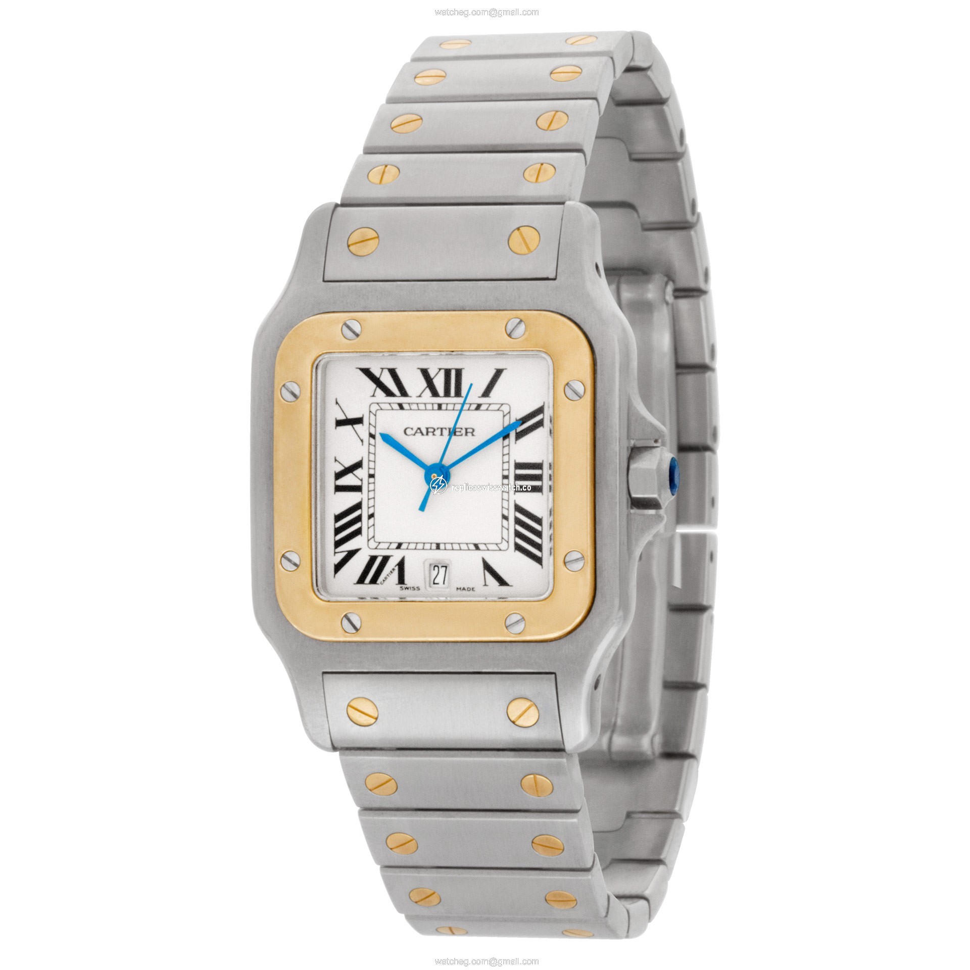 Cartier w20011c4 Santos Quartz Male Stainless Steel Replica