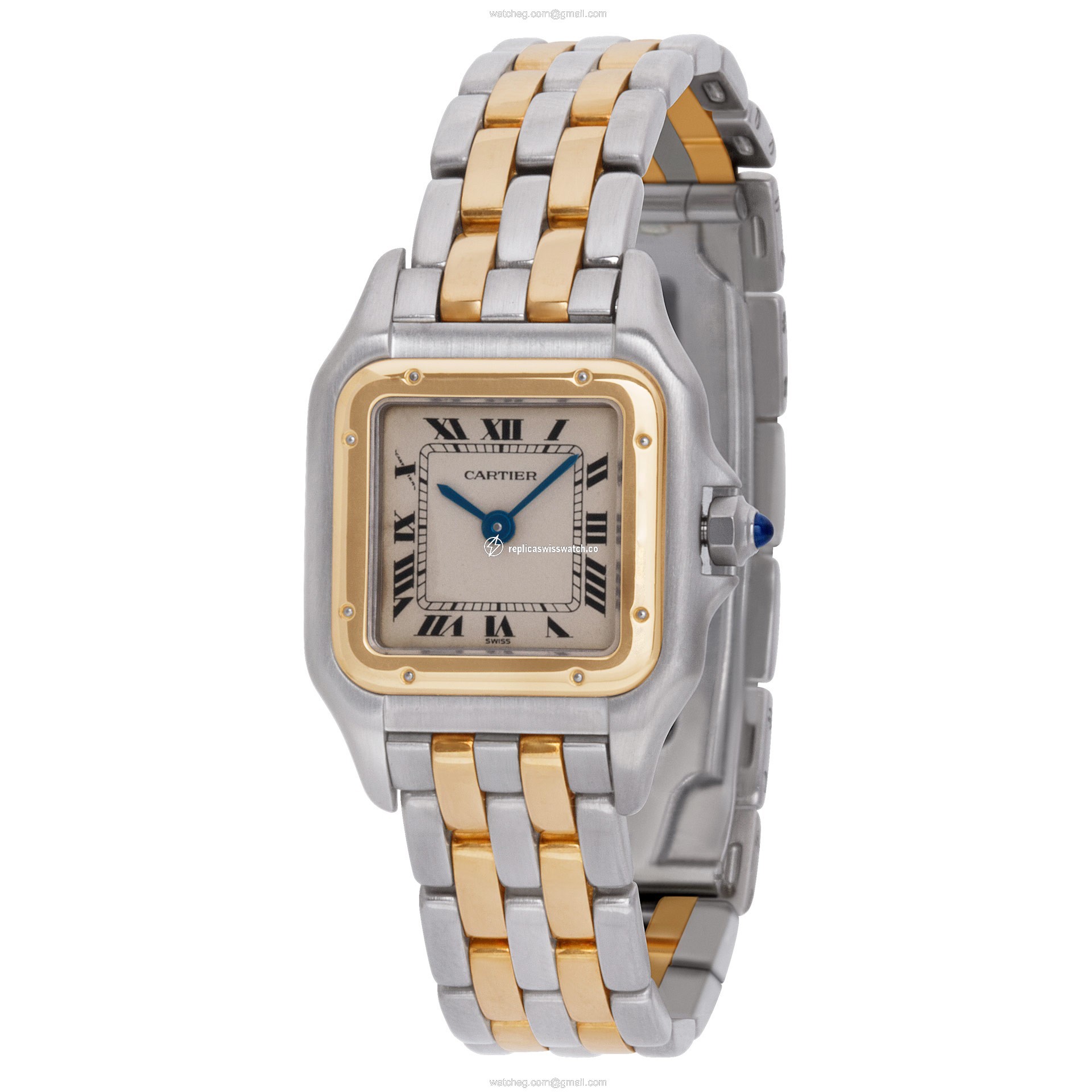Cartier W25028B Panthere Quartz Female Stainless Steel Replica