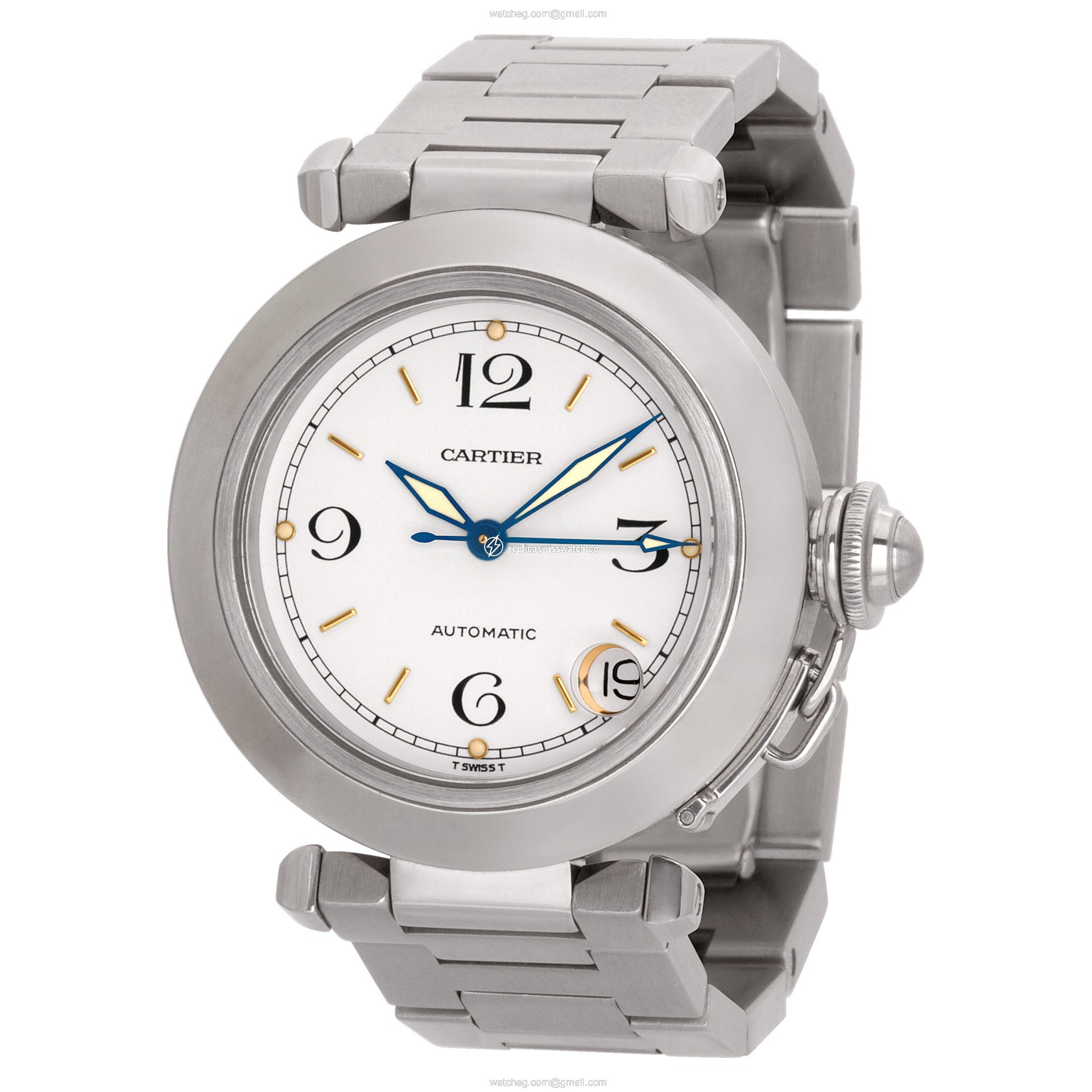 Cartier W31043M7 Pasha C Automatic Unisex Stainless Steel Replica
