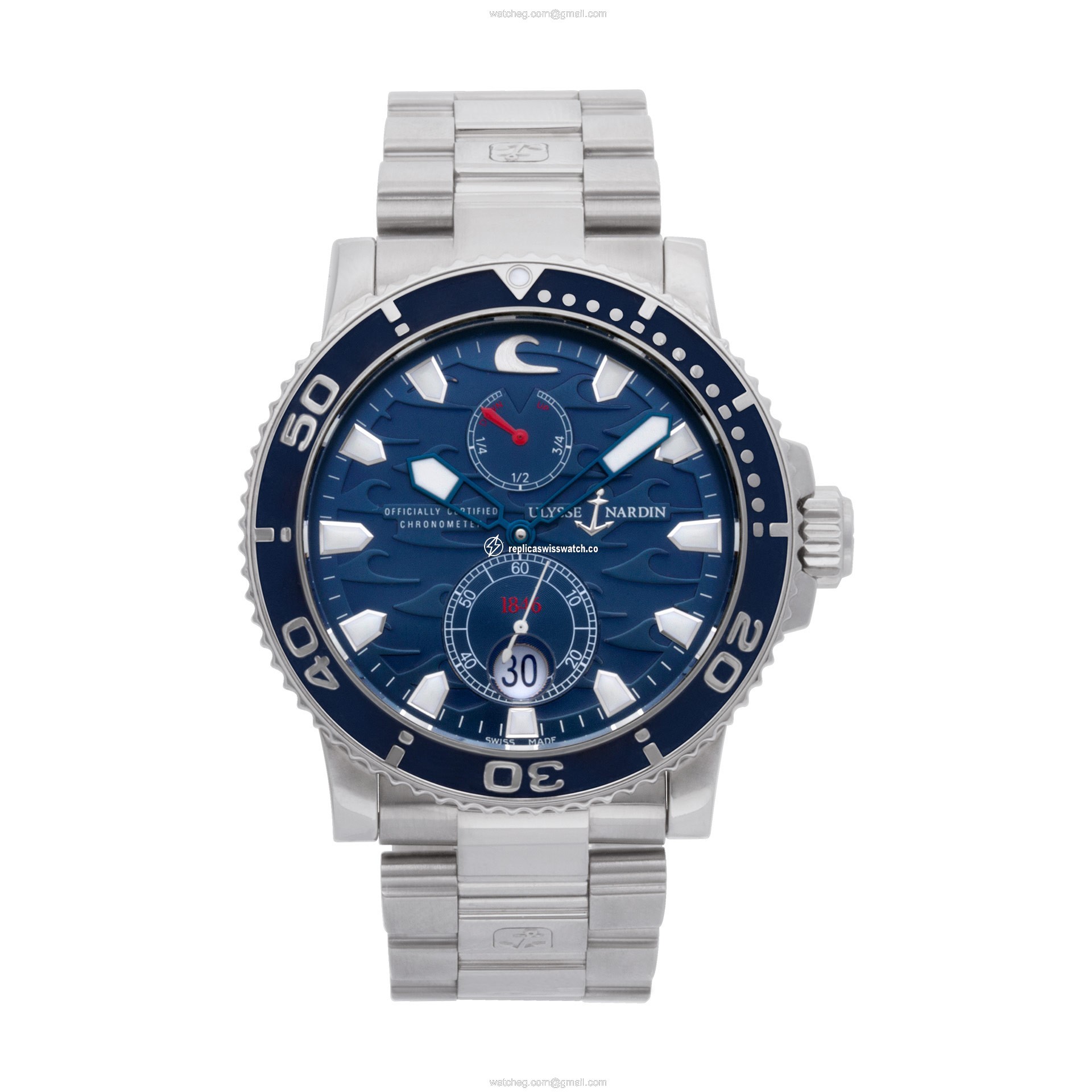 Ulysse Nardin 263-36 Maxi Marine Automatic Male Titanium Replica