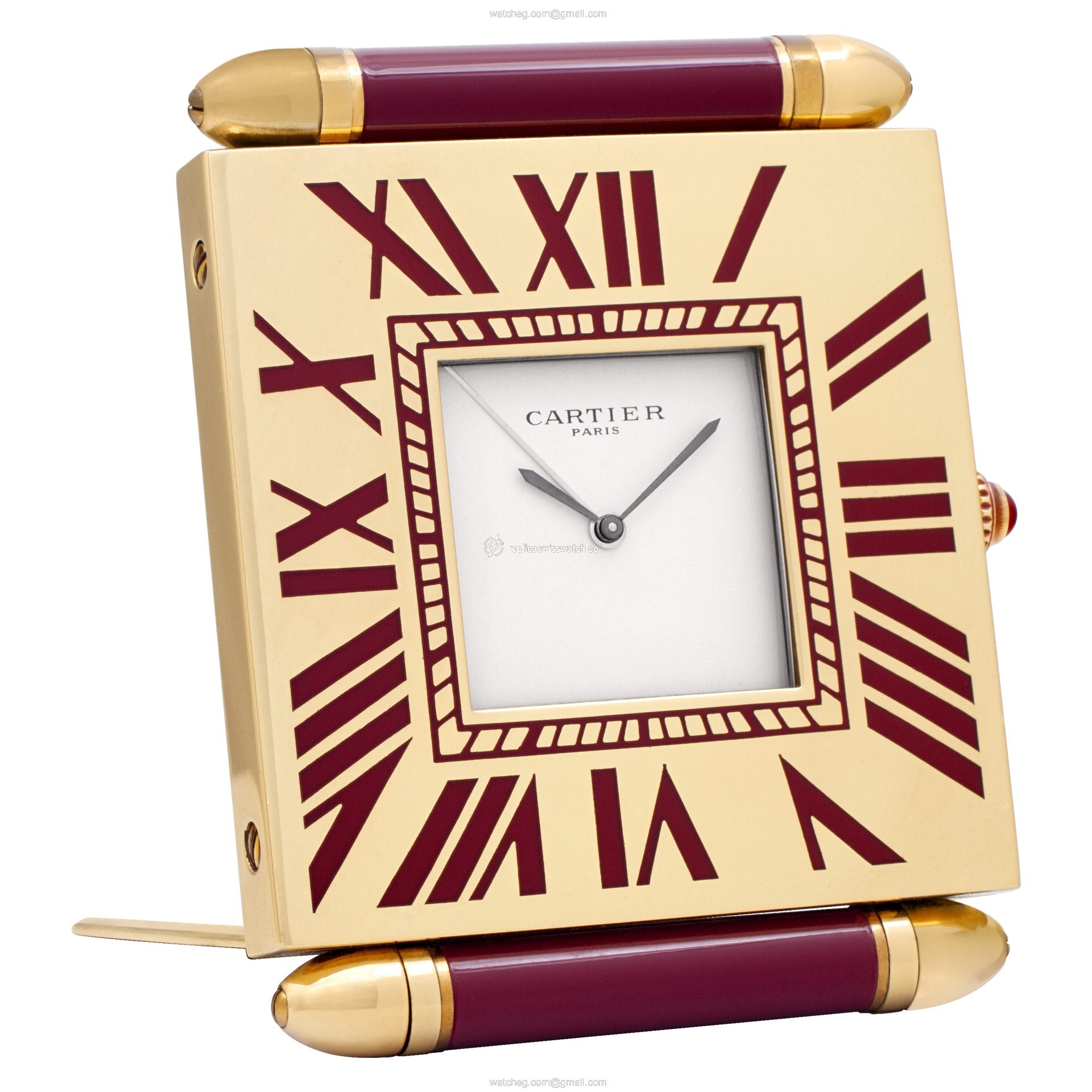 Cartier 123 Clock  Unisex  Replica