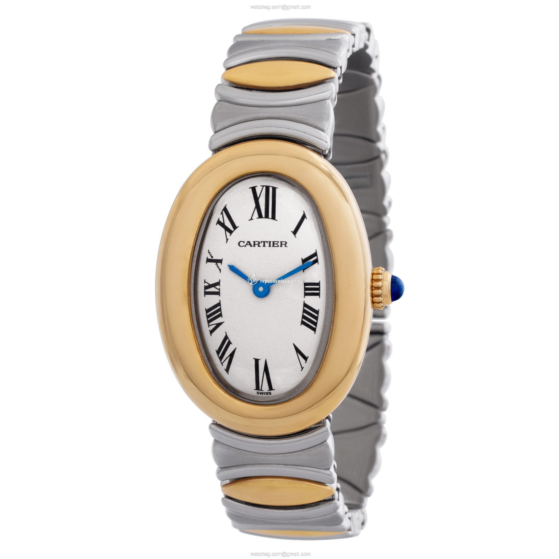Cartier W15045D8 Baignoire Quartz Female 18k yellow gold Replica
