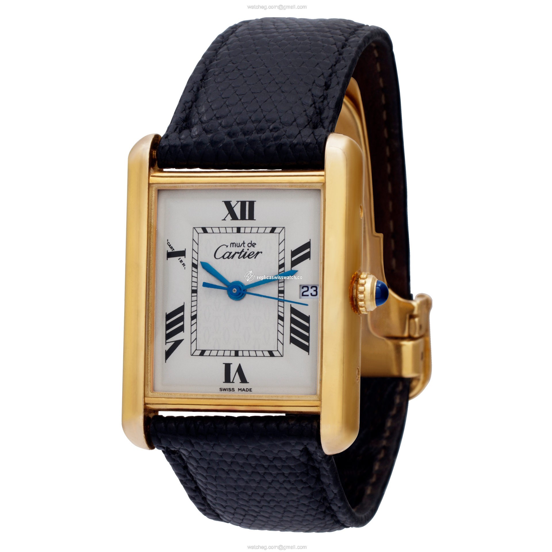 Cartier 2413 Tank Vermeil Quartz Unisex Vermeil Replica