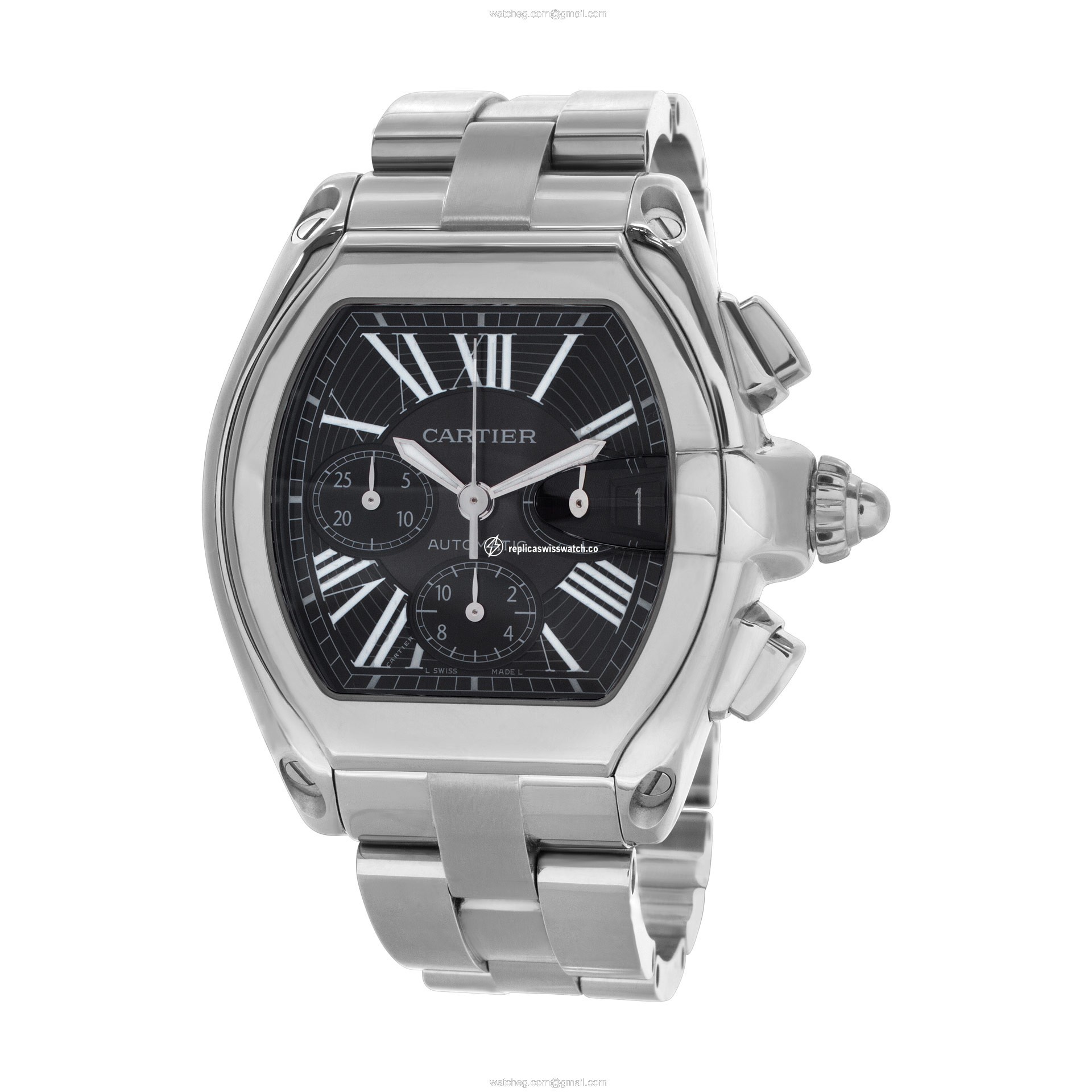 Cartier W62020X6 Roadster Automatic Male Stainless Steel Replica