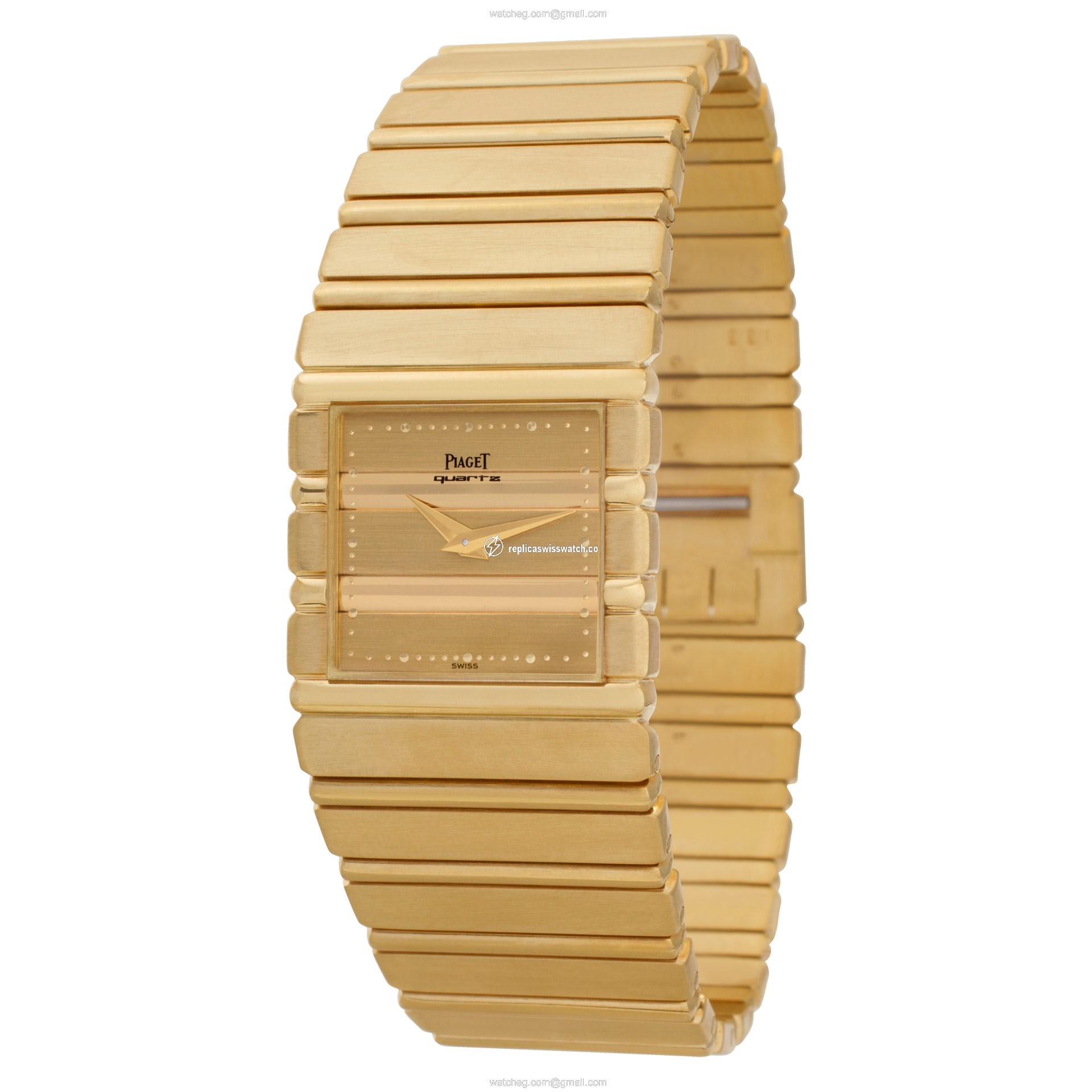 Piaget 7131 C 701 Polo Quartz Unisex 18k yellow gold Replica