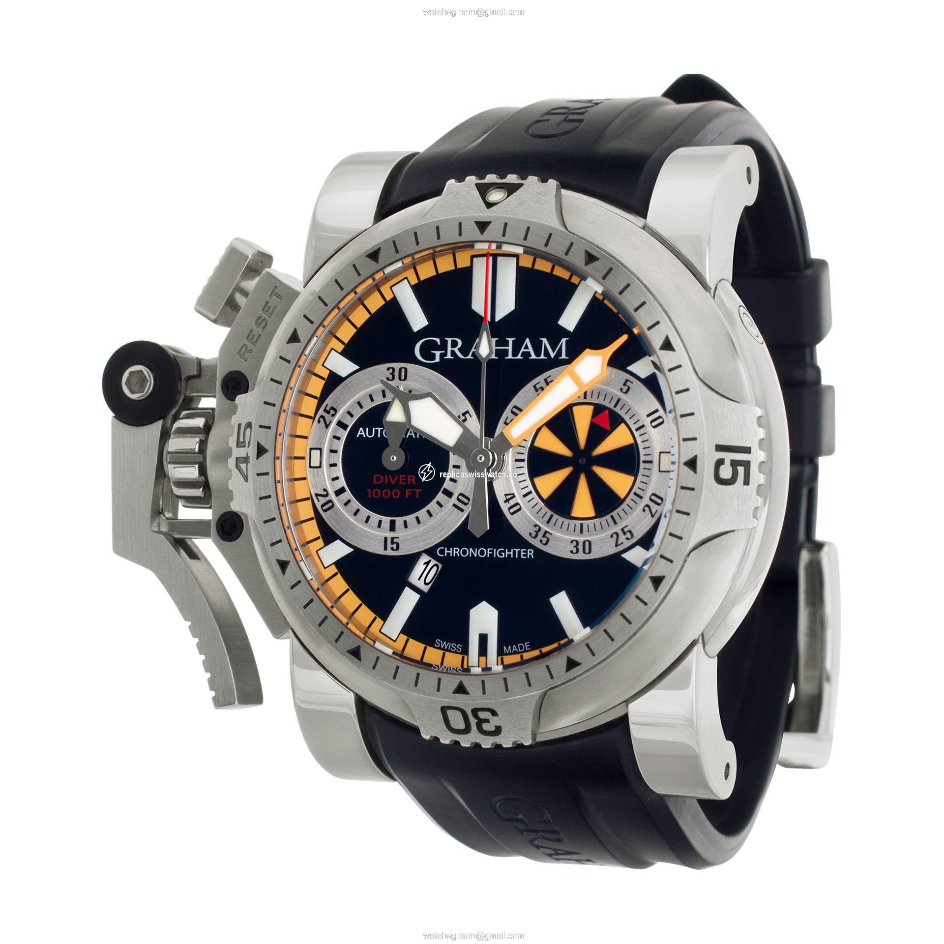 Graham  2OVES.B15A Chronofighter Automatic Male Stainless Steel Replica