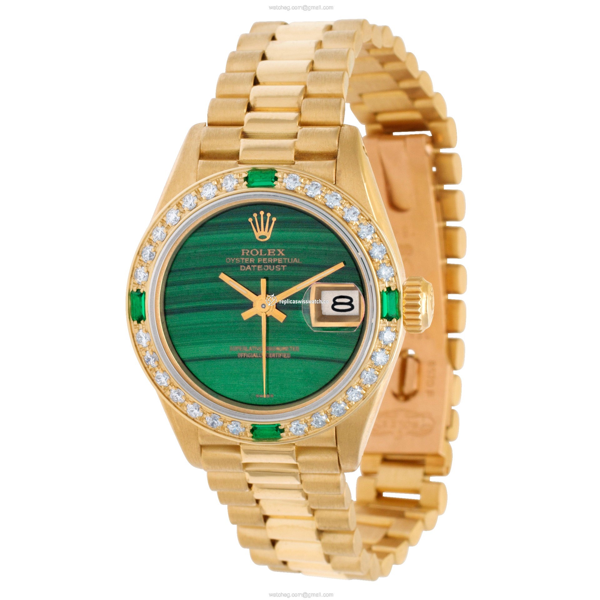 Rolex 69178 Datejust Automatic Female 18k yellow gold Replica