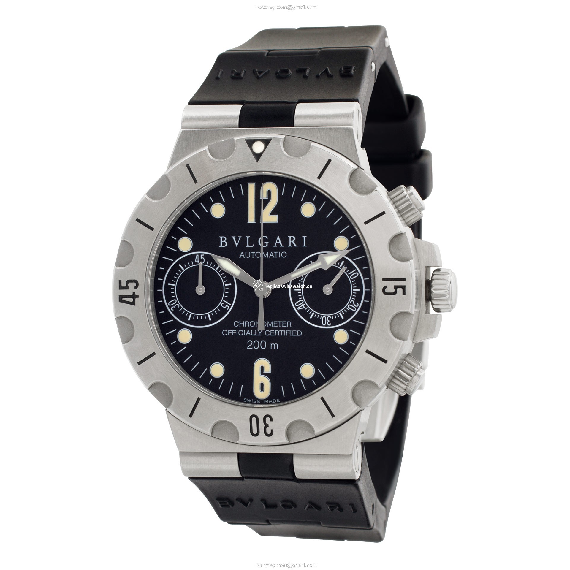 Bvlgari SC38S Scuba Automatic Male steel Replica