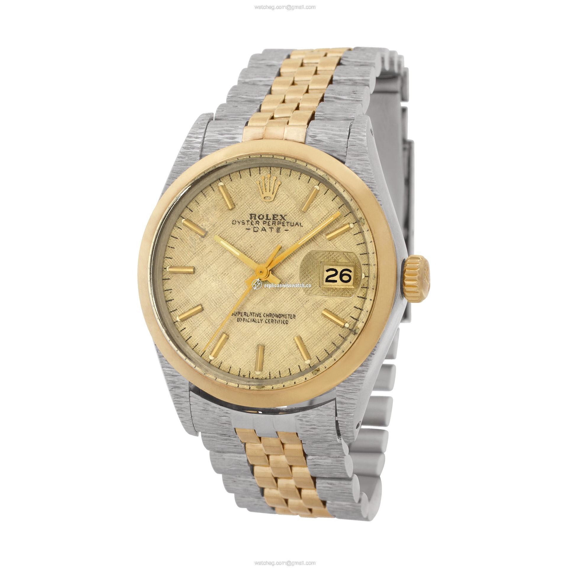Rolex 1500 Date Automatic Male 14k gold & Stainless Steel Replica