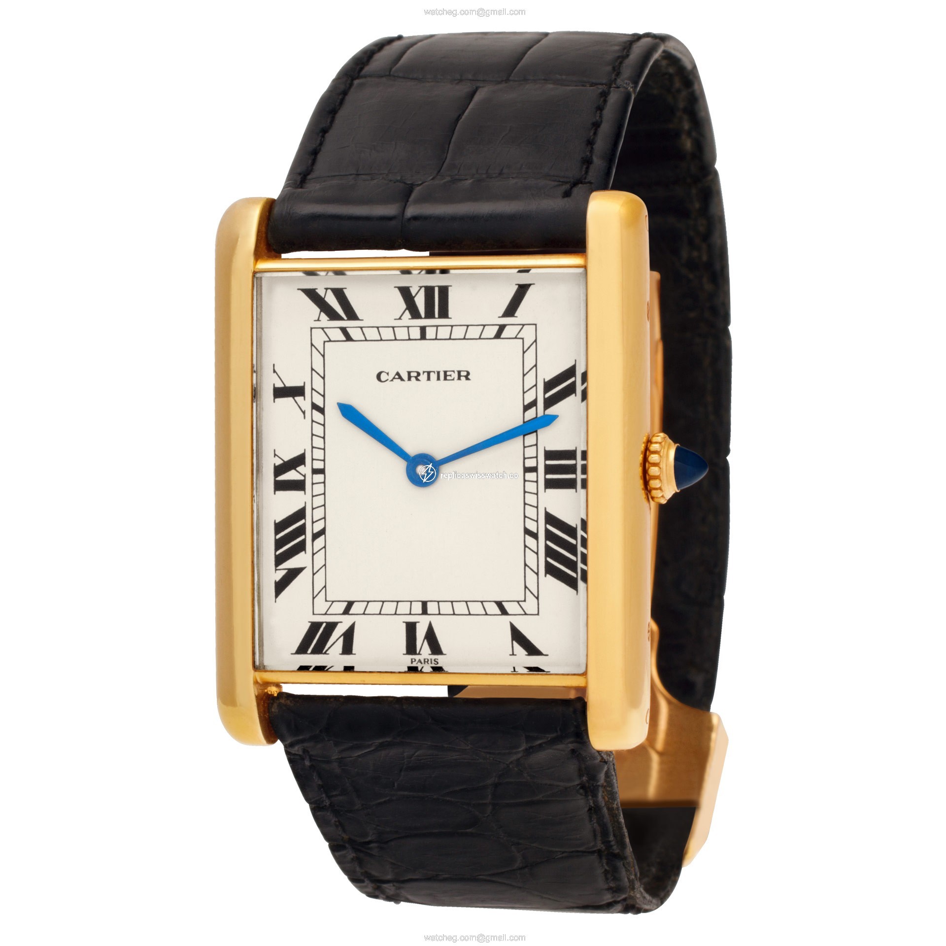 Cartier 170020078 Tank Automatic Unisex 18k yellow gold Replica