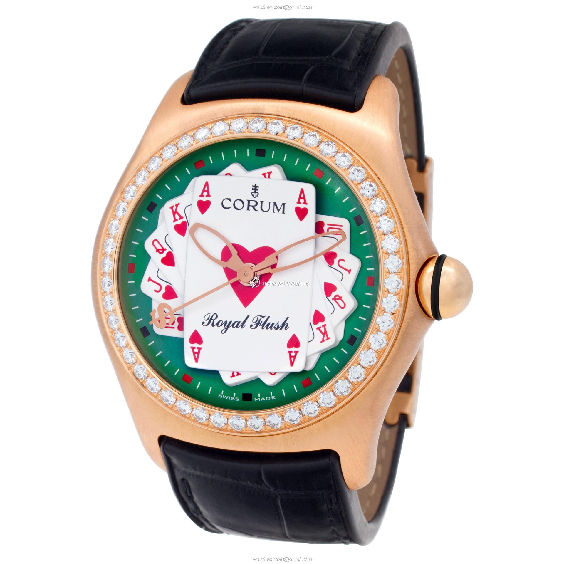 Corum 082.161.85/OF01 ROFL Royal Flush Automatic Male 18k rose gold Replica