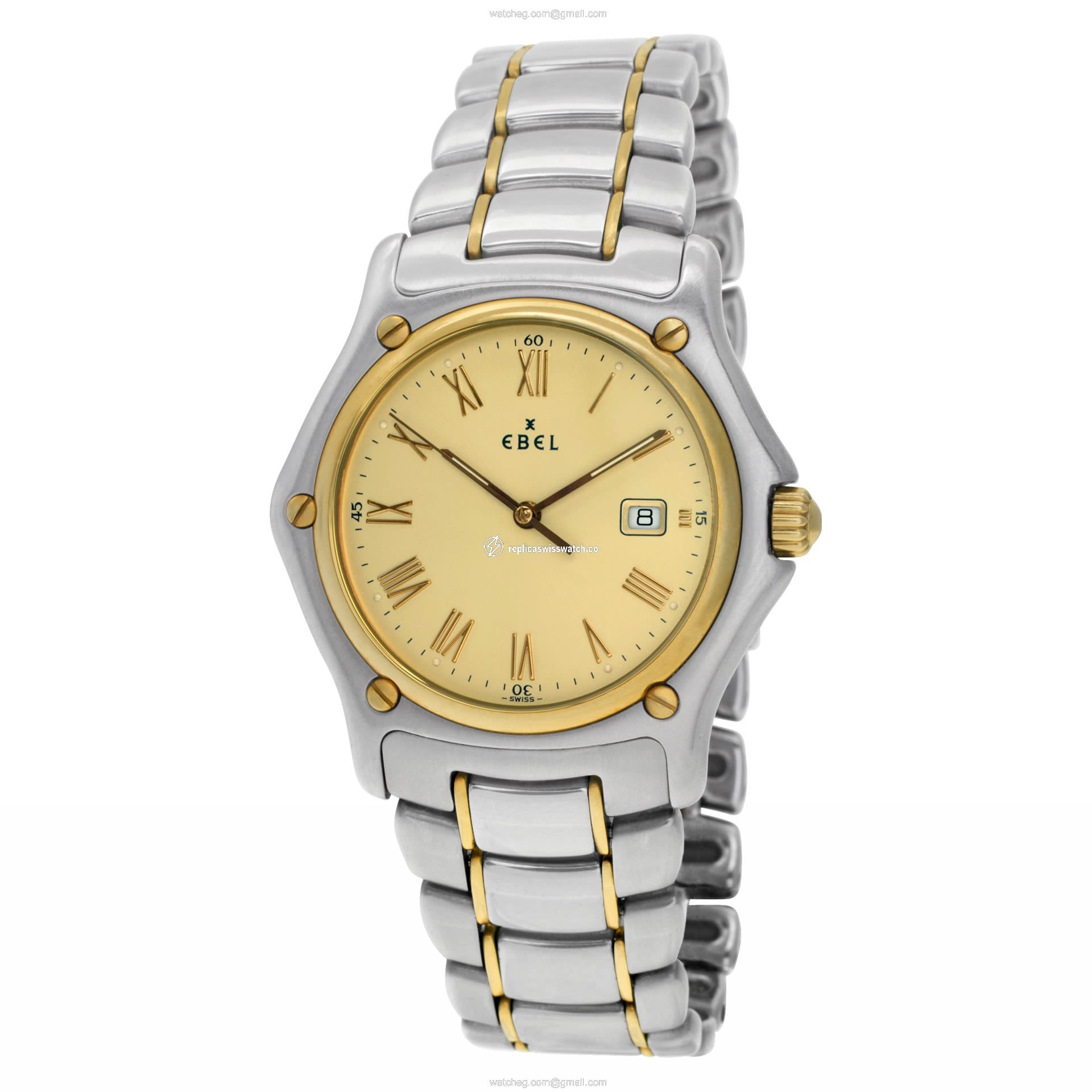Ebel 1911 1911 Quartz Male 18k gold & Stainless Steel Replica