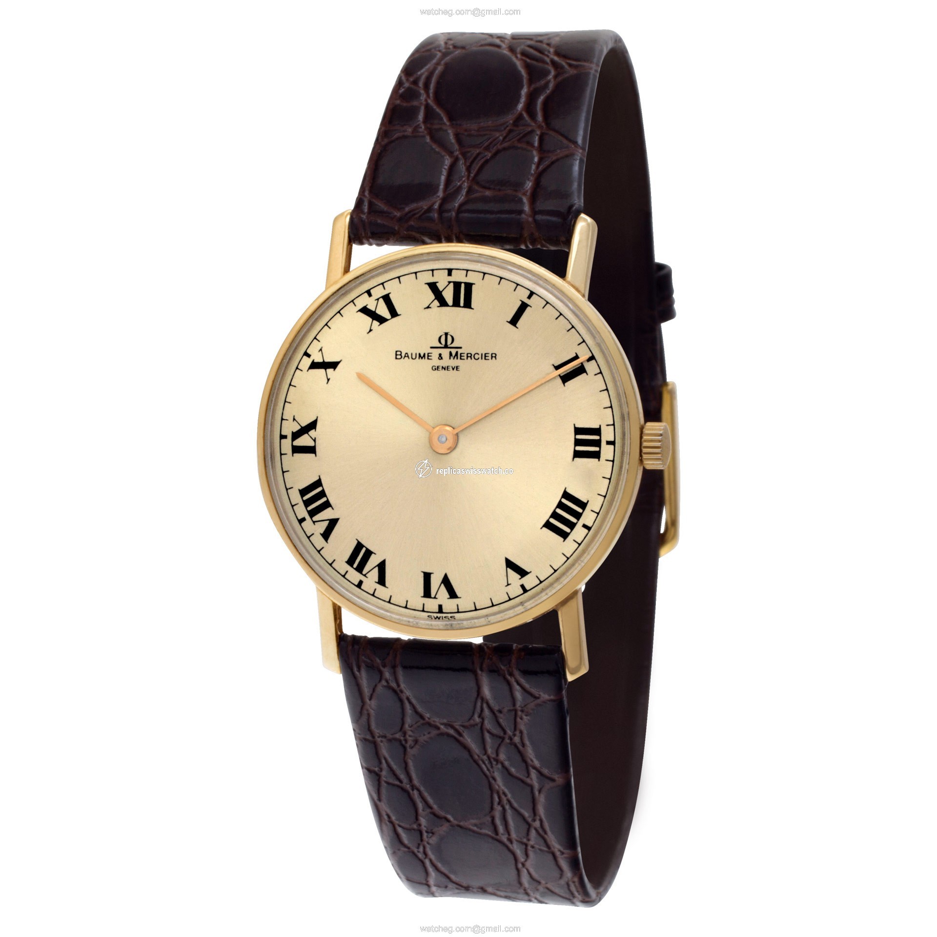 Baume & Mercier Baume & Mercier 342 Classic Manual Unisex 14k yellow gold Replica