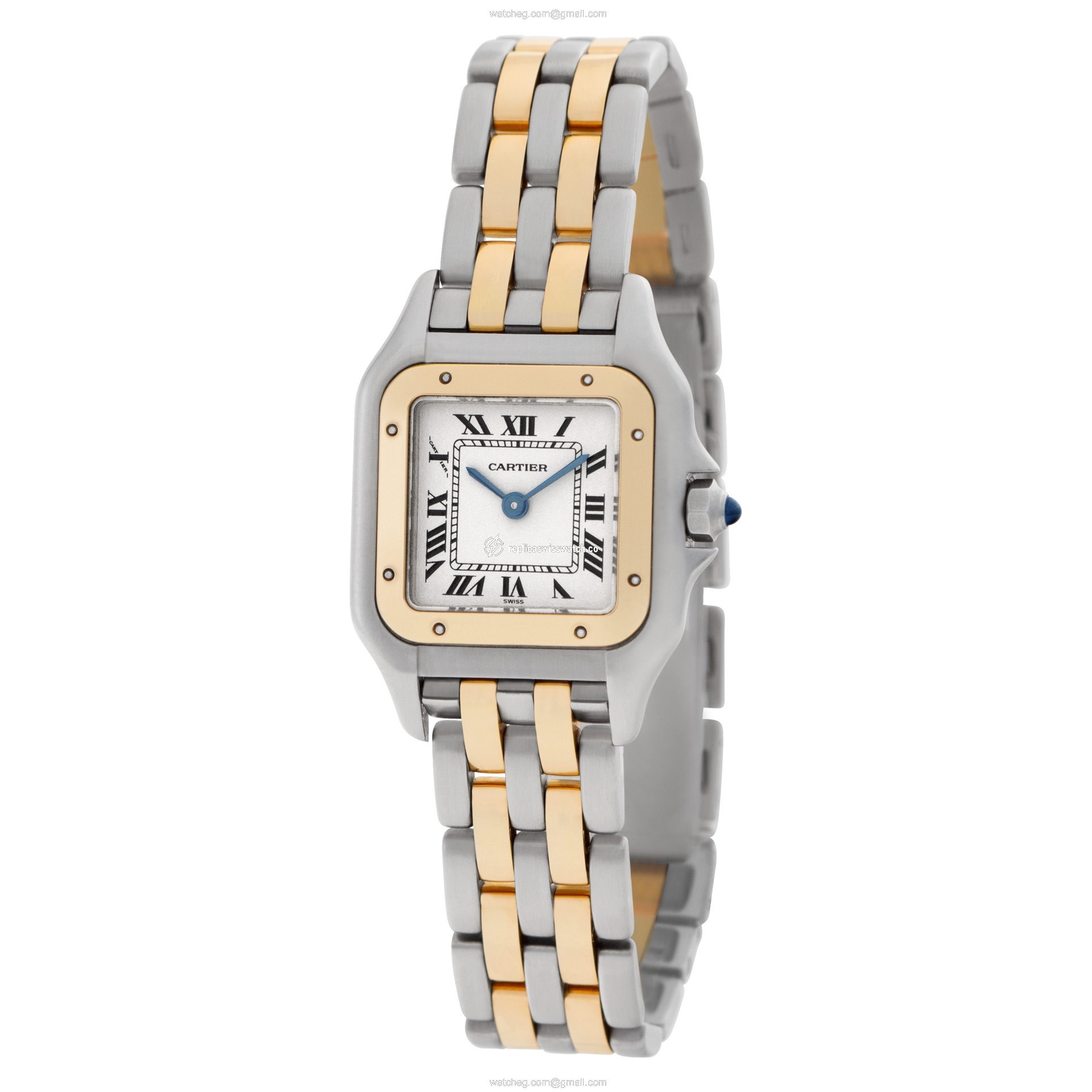 Cartier W25028B Panthere Quartz Female 18k gold & Stainless Steel Replica
