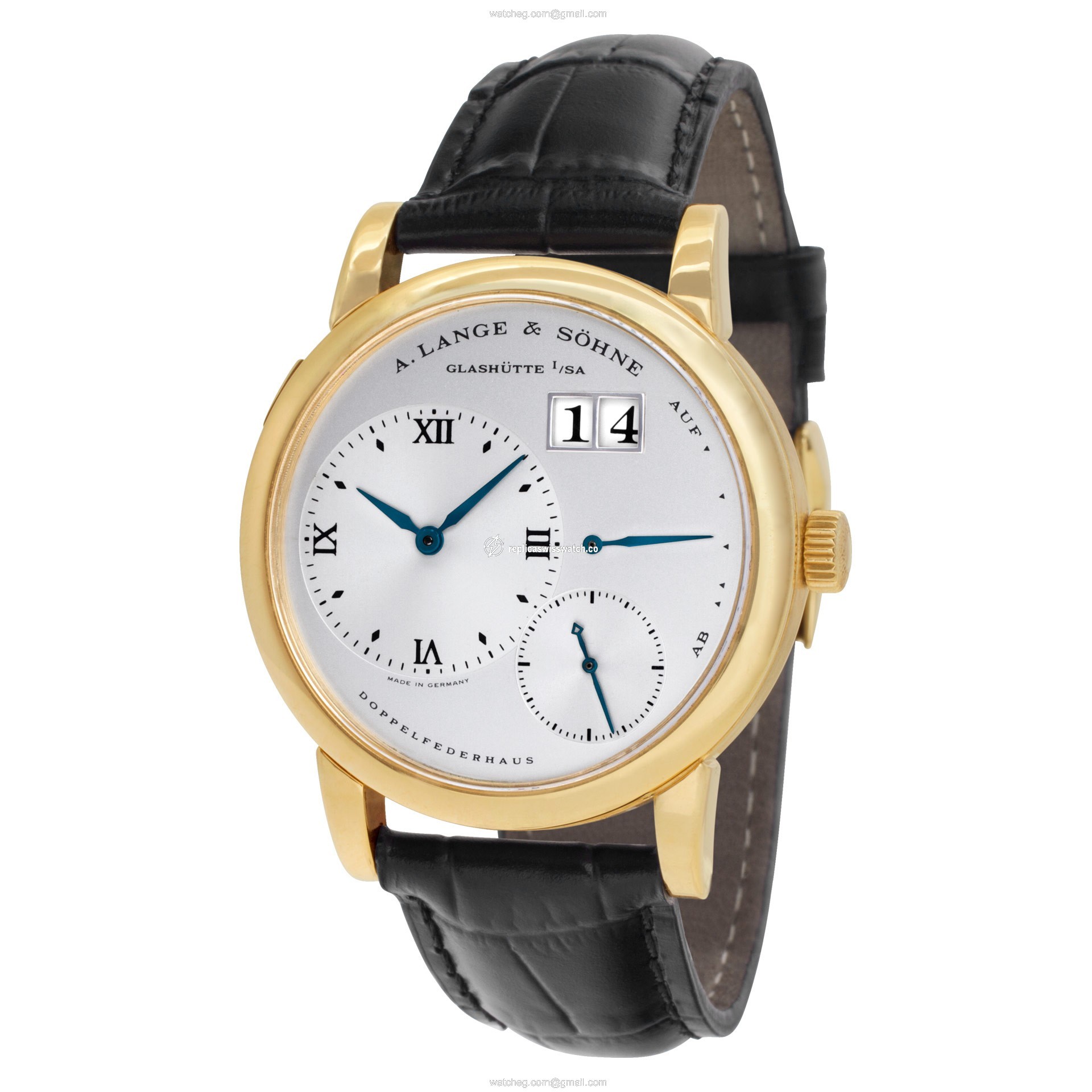 A. Lange & Sohne 101.022 Lange 1 Manual Male 18k Yellow Gold Replica