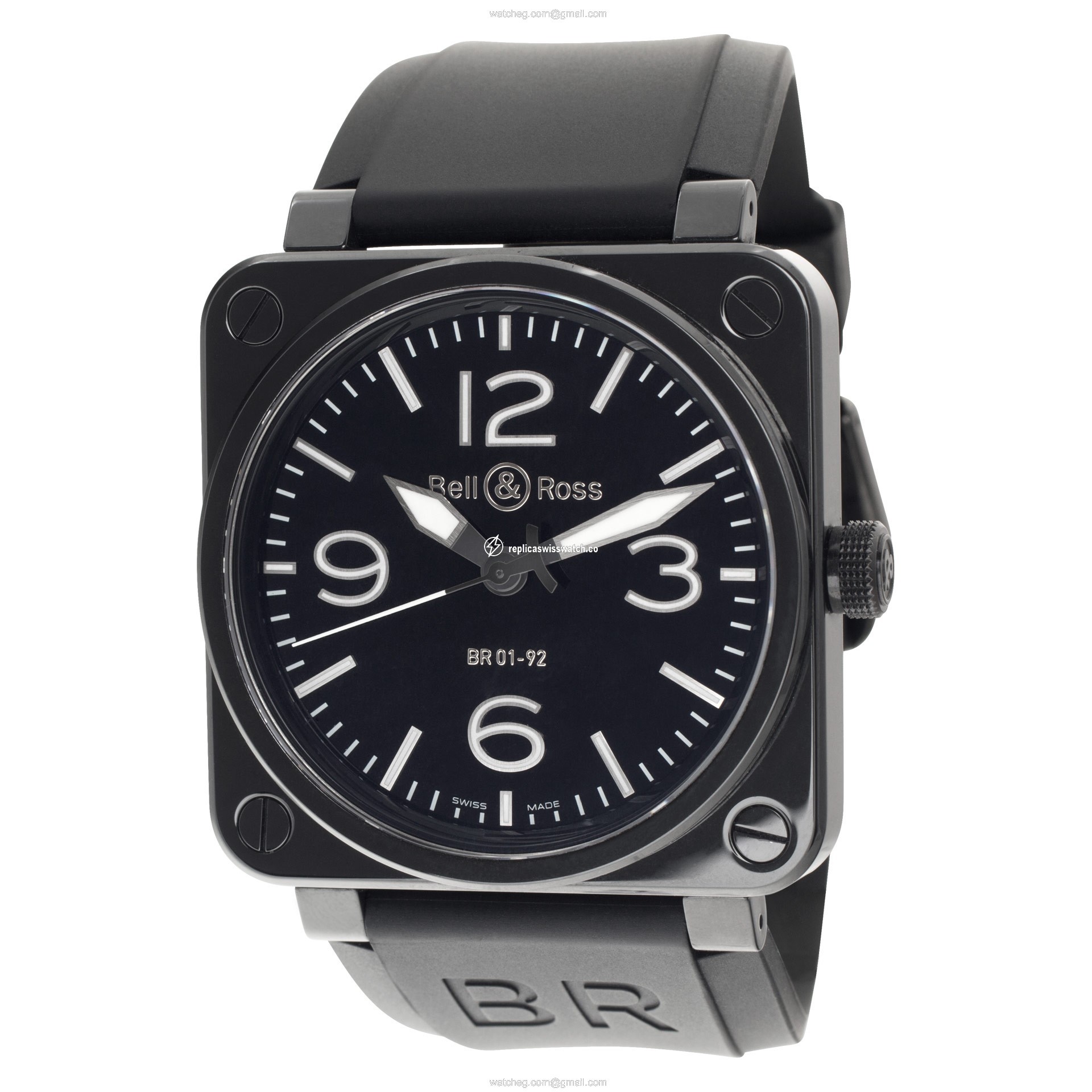 Bell & Ross BR01-92 Aviation Automatic Unisex Stainless steel & ceramic Watches Bell & Ross BR01-92 Aviation Automatic Unisex Stainless steel & ceramic Watches