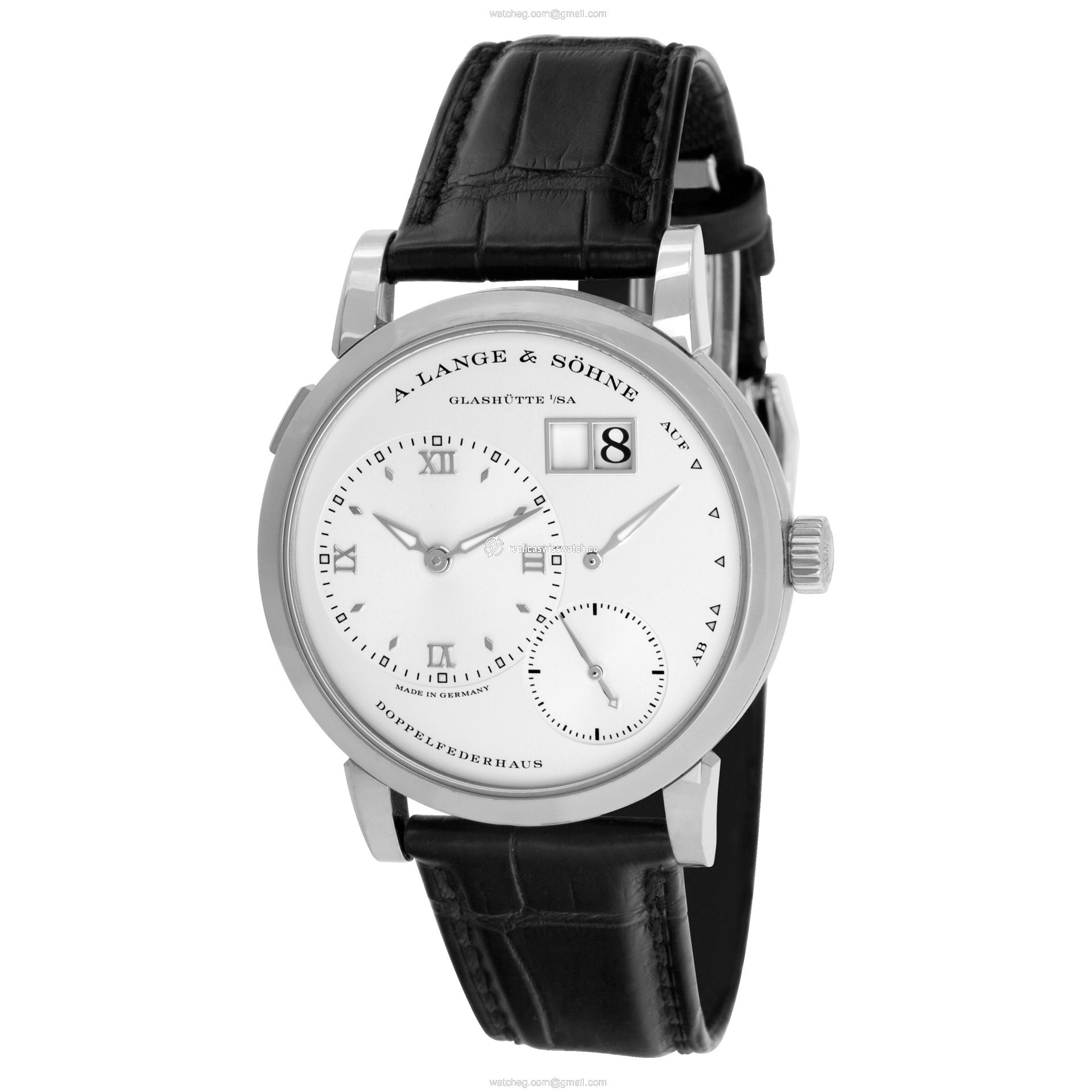 A. Lange & Sohne 191.039 Lange 1 Manual Male 18k White Gold Replica