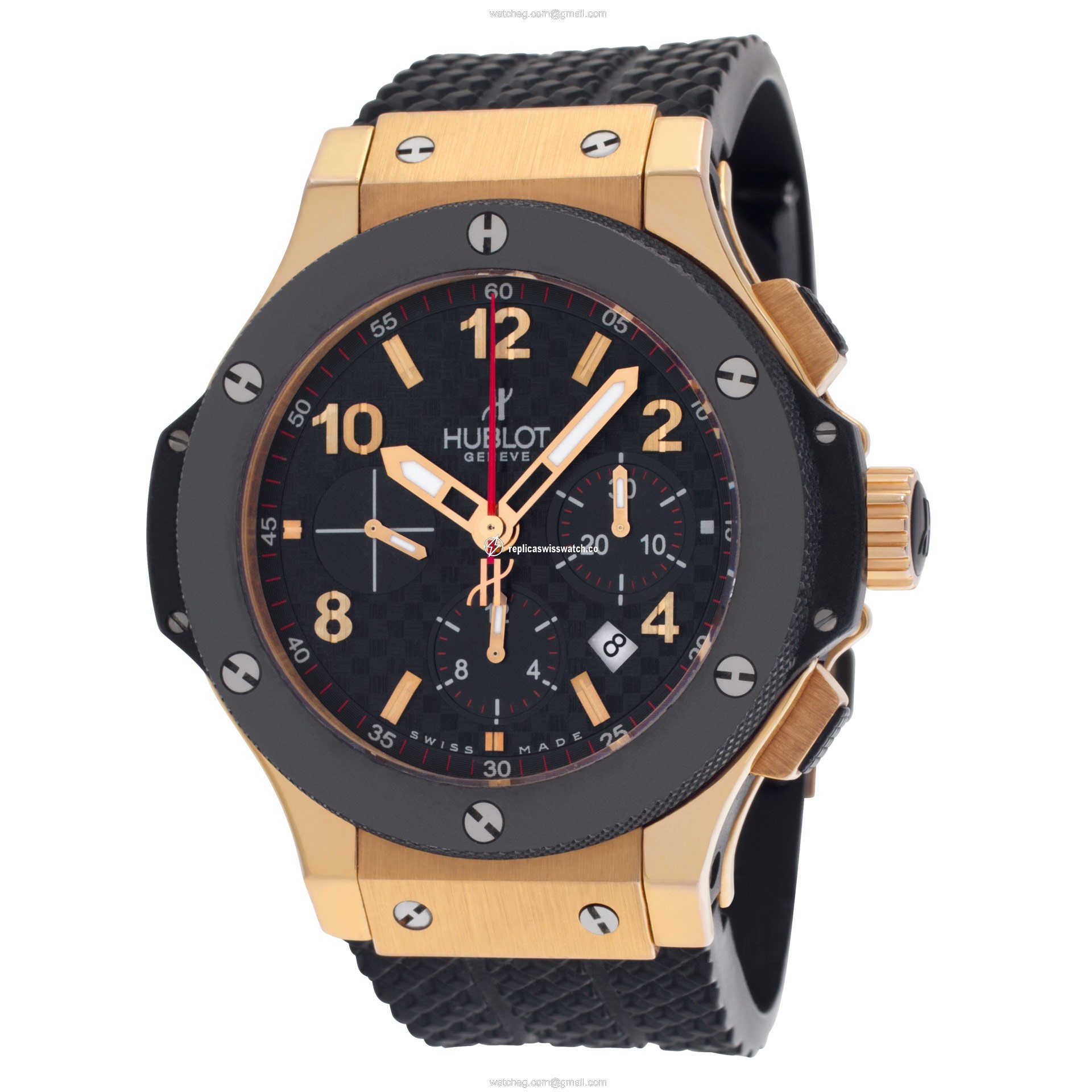 Hublot 301.pb.131.rx Big Bang Automatic Male 18k rose gold & ceramic Replica