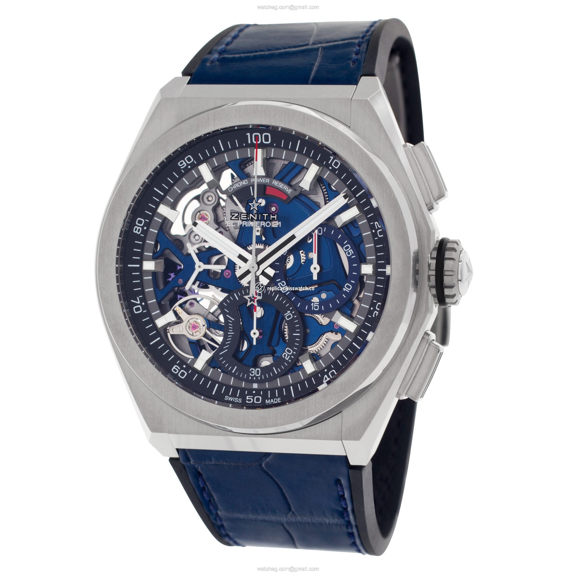 Zenith 95.9002.9004 El Primero Automatic Male Titanium Replica