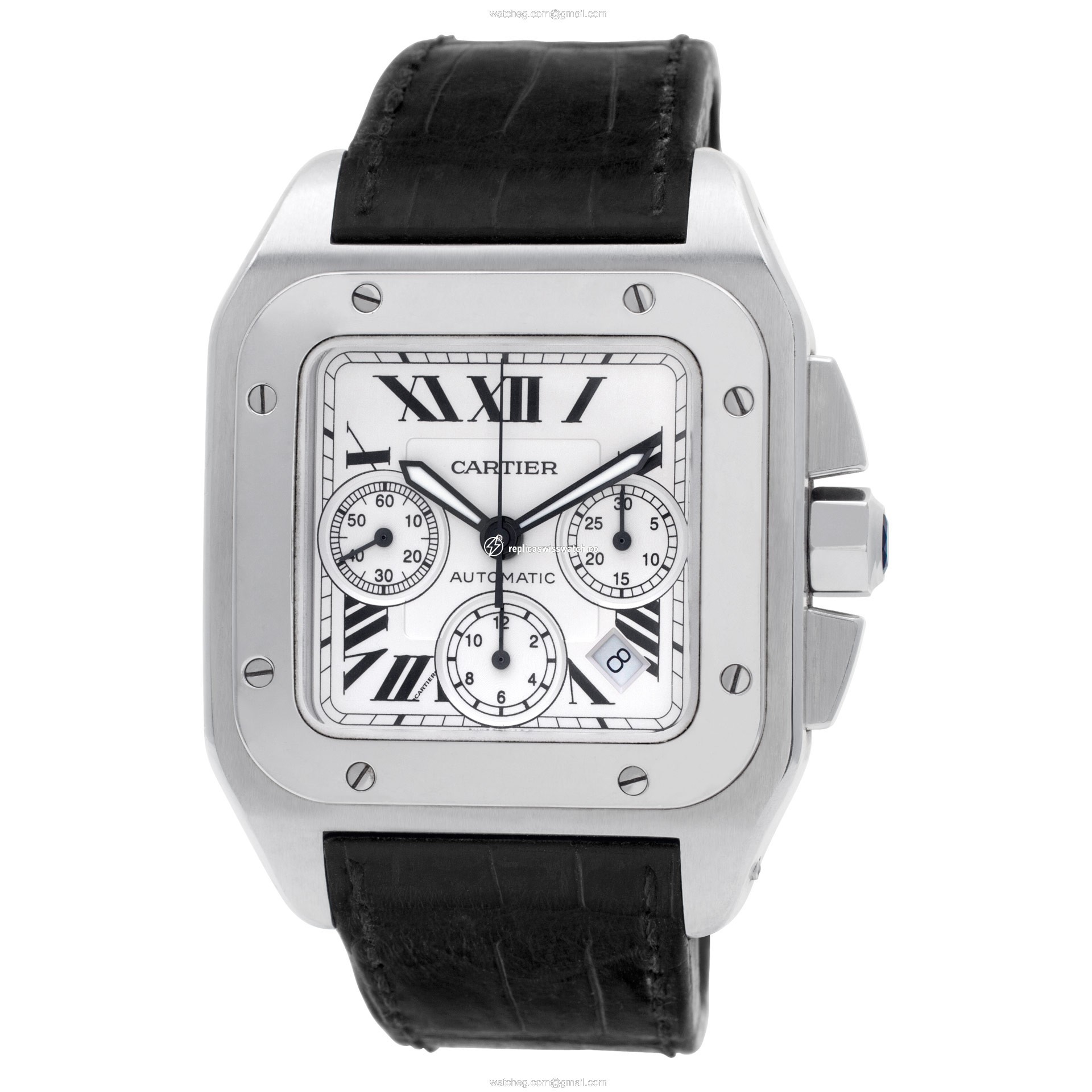 Cartier W20090x8 Santos 100 Automatic Male Stainless Steel Replica