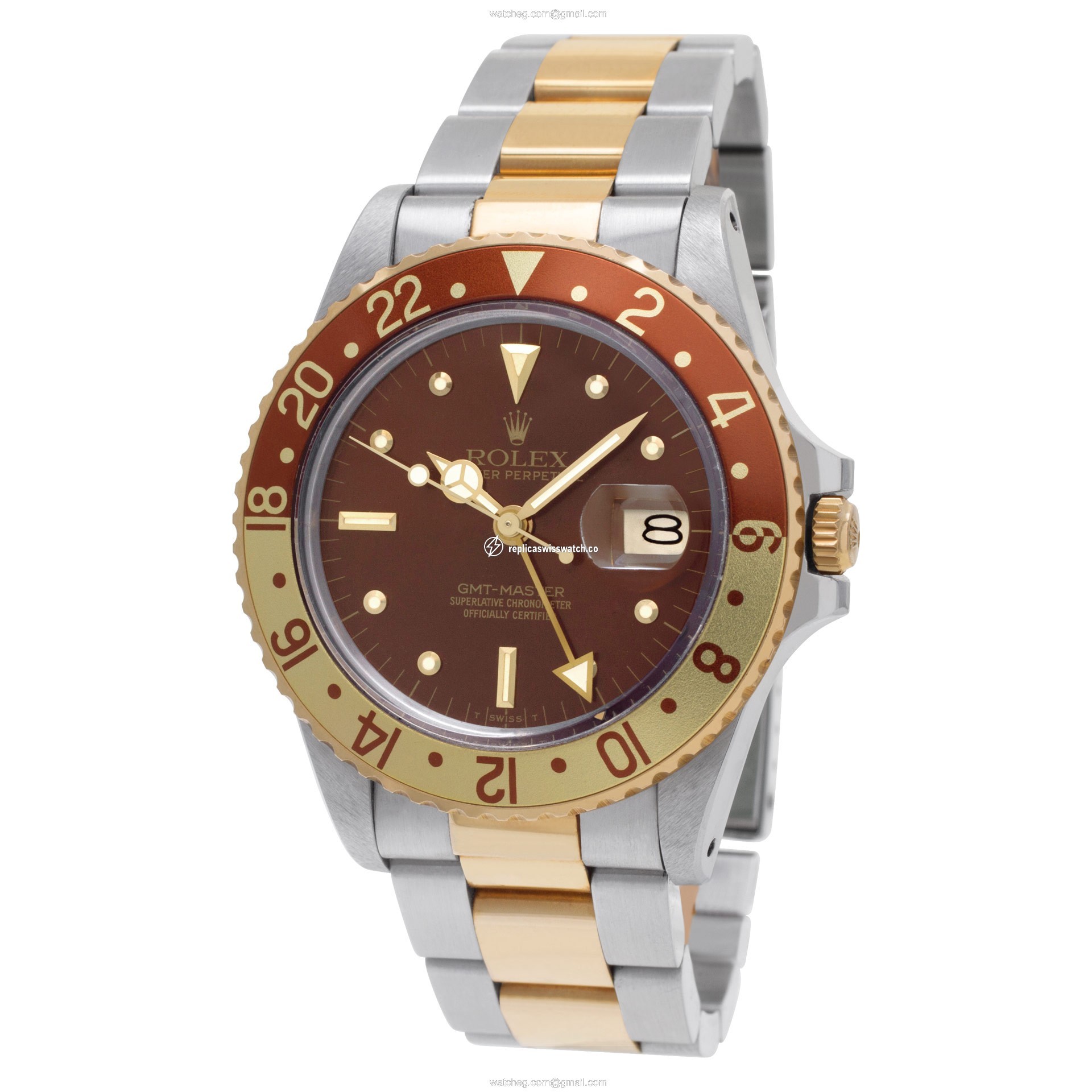 Rolex 16753 GMT-Master Automatic Male 18k gold & Stainless Steel Watches Rolex 16753 GMT-Master Automatic Male 18k gold & Stainless Steel Watches