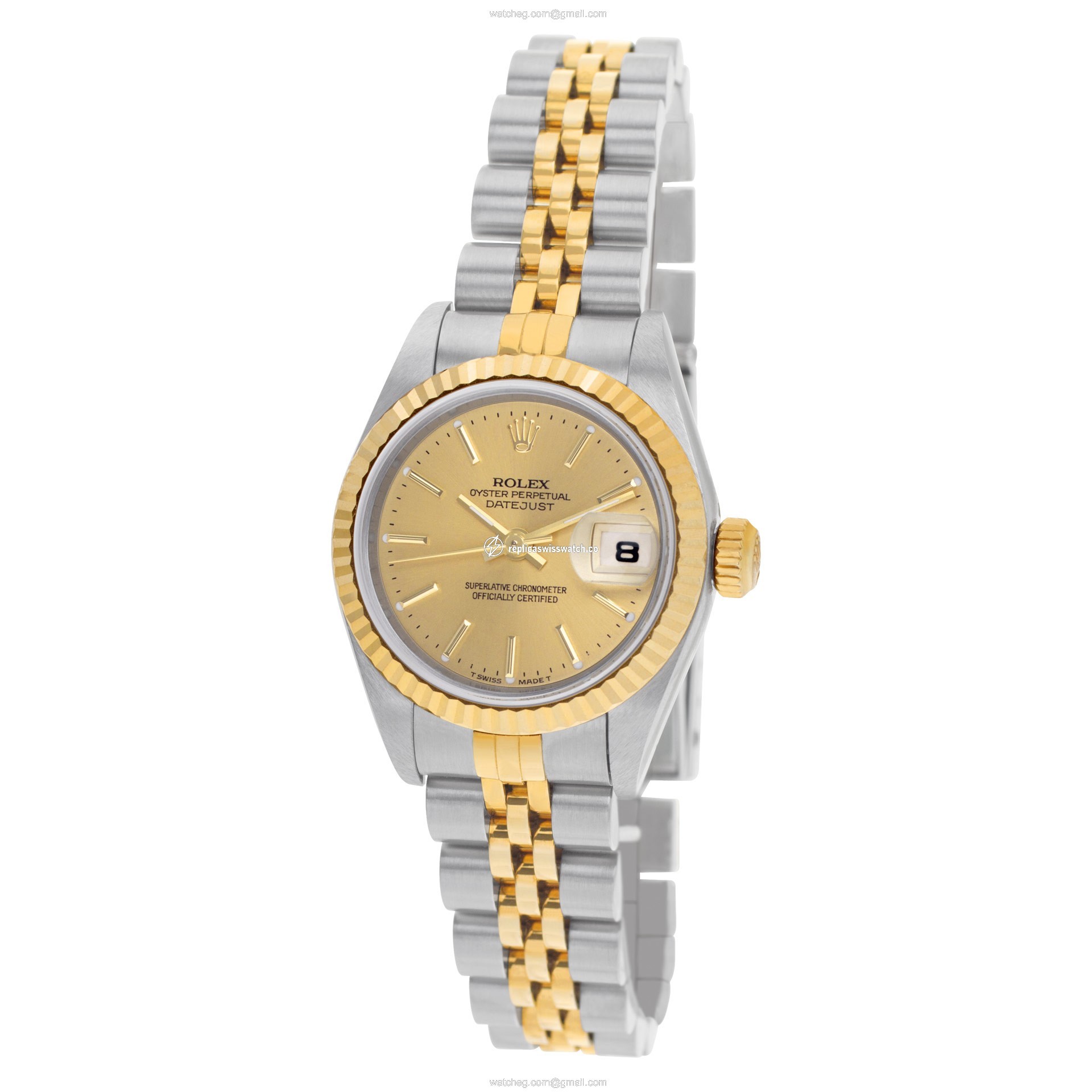 Rolex 79173 Datejust Automatic Female 18k gold & Stainless Steel Replica