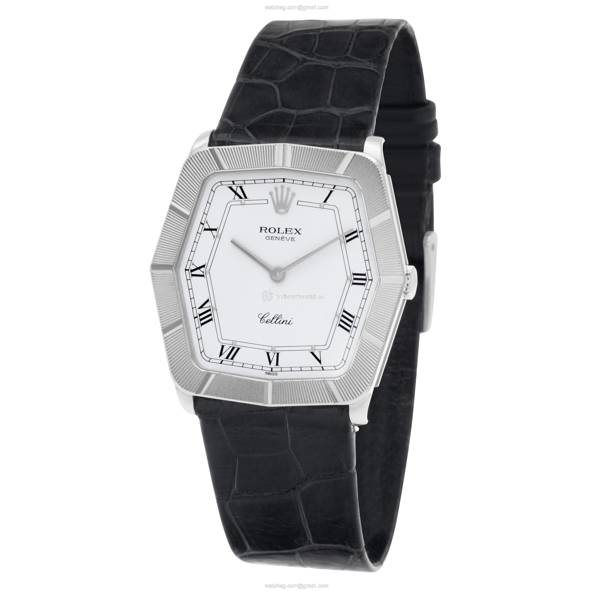 Rolex 4170 Cellini Manual Male 18k White Gold Replica