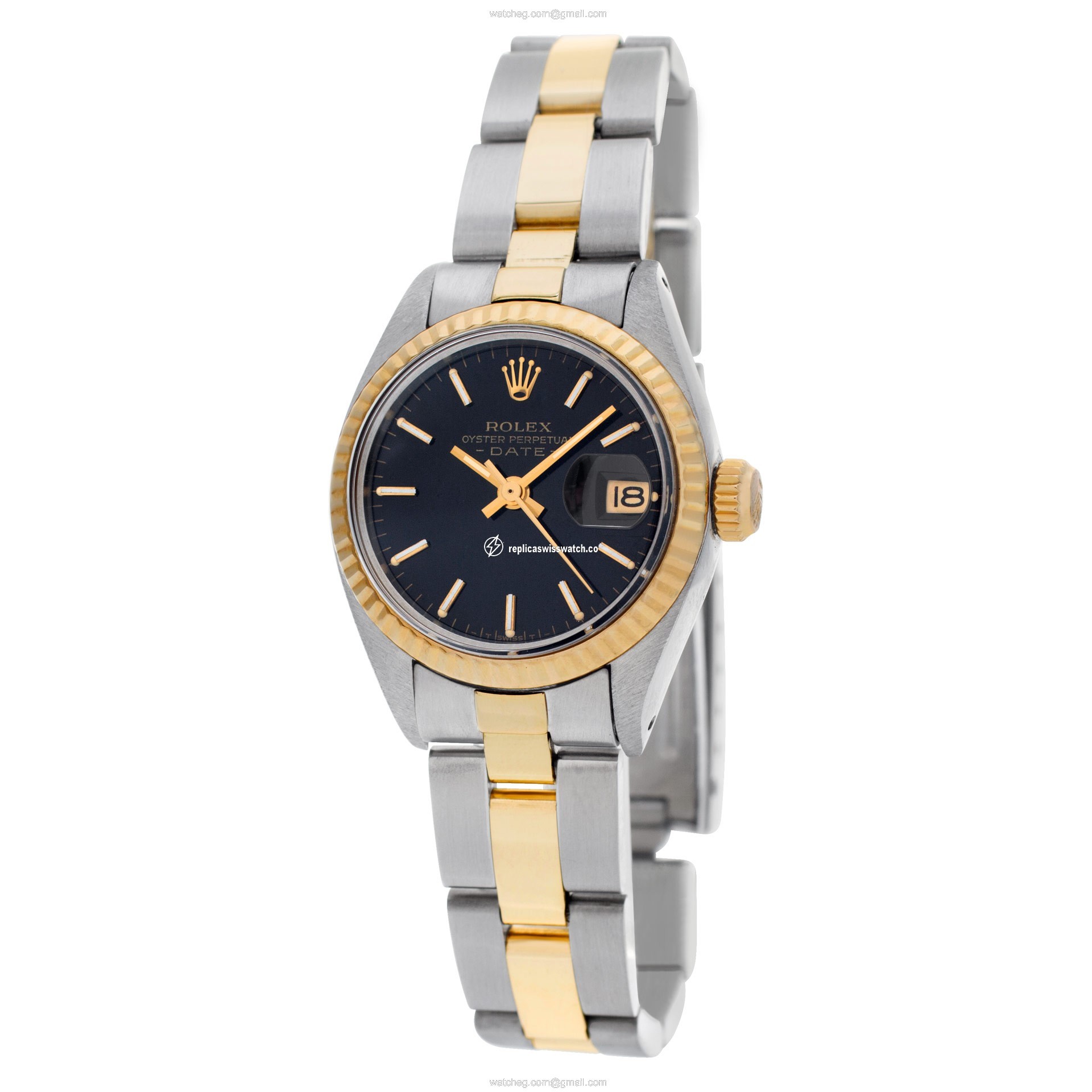 Rolex 6917 Date Automatic Female 18k gold & Stainless Steel Replica