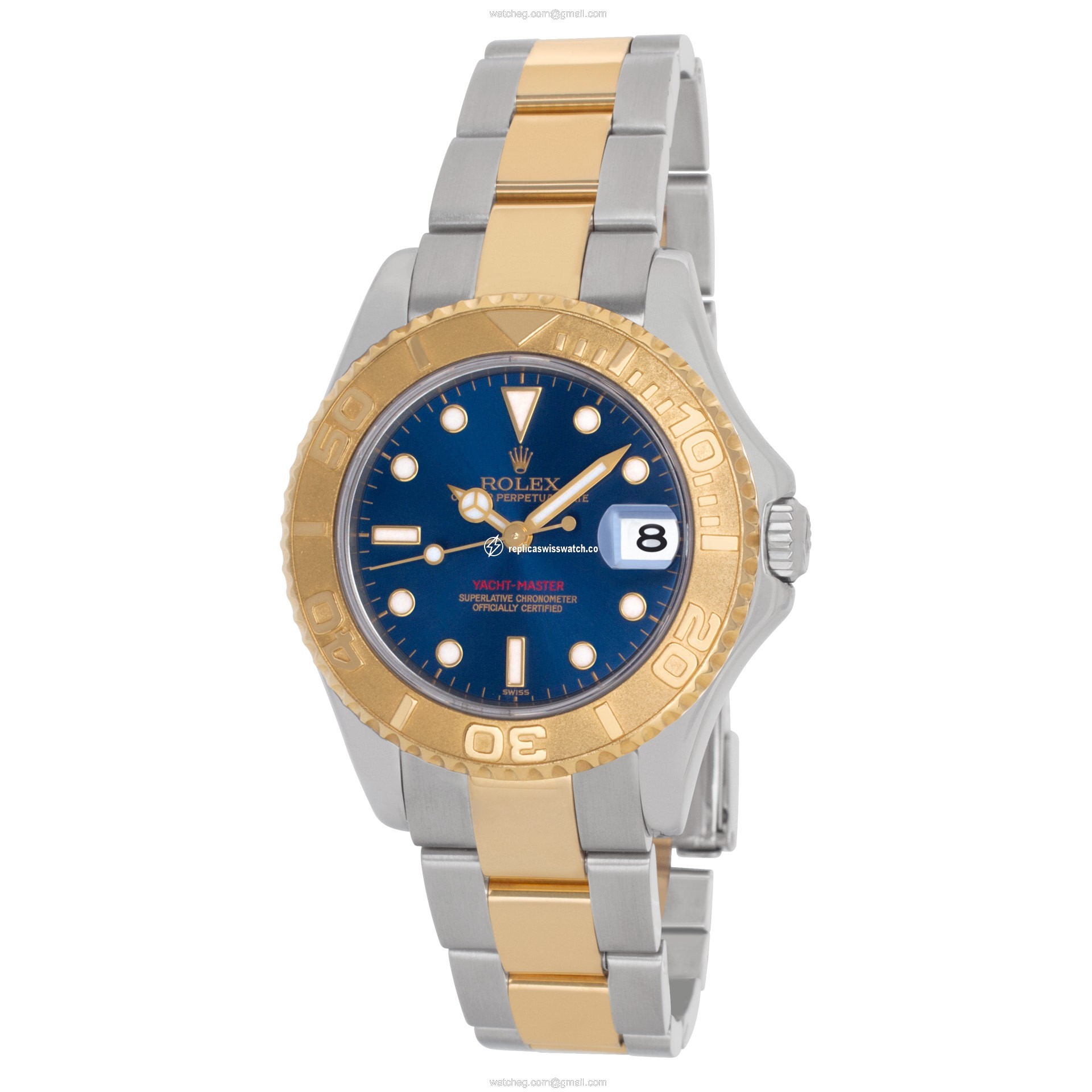 Rolex 168623 Yacht-Master Automatic Unisex 18k gold & Stainless Steel Replica