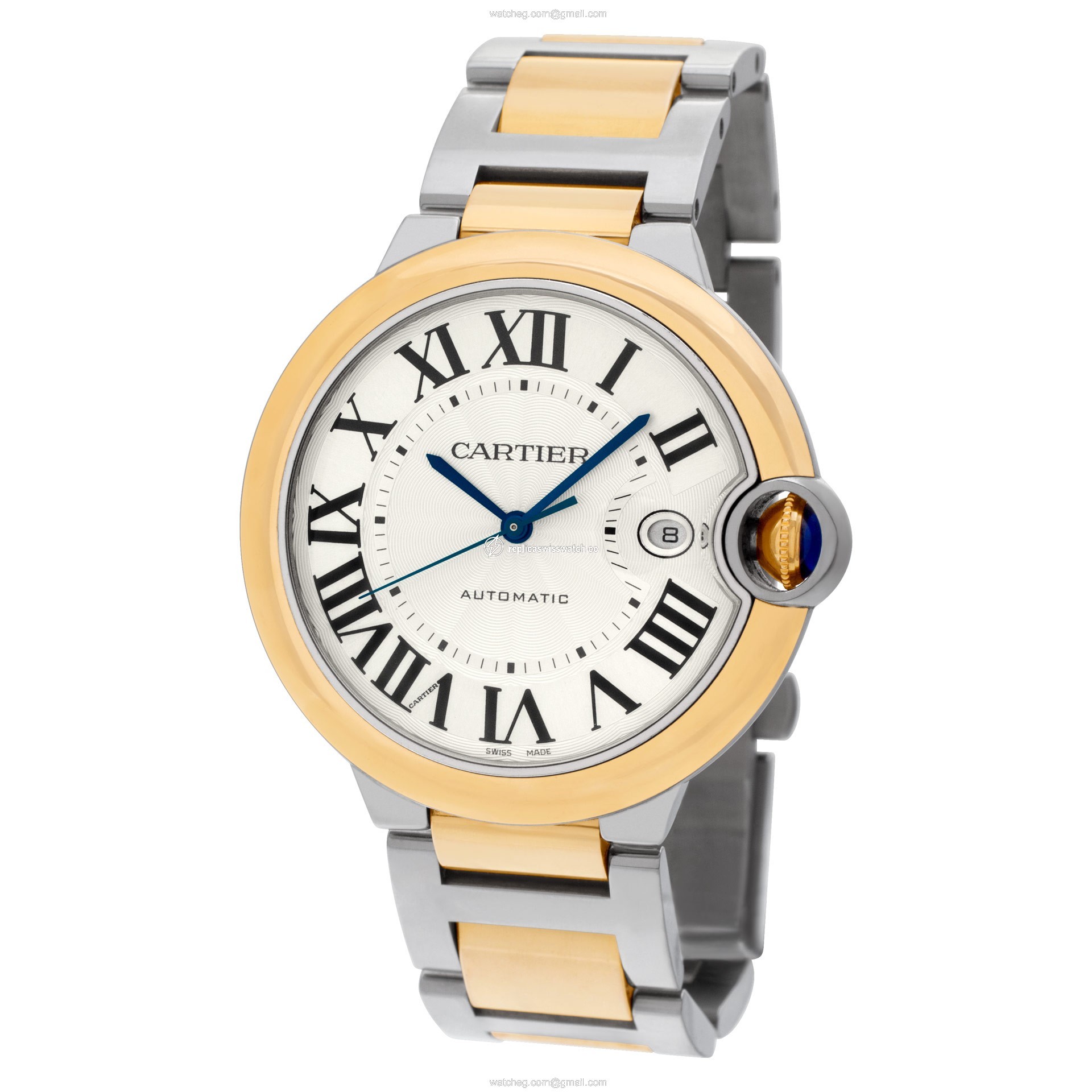 Cartier 324425VX Ballon Bleu Automatic Unisex 18k gold & Stainless Steel Replica