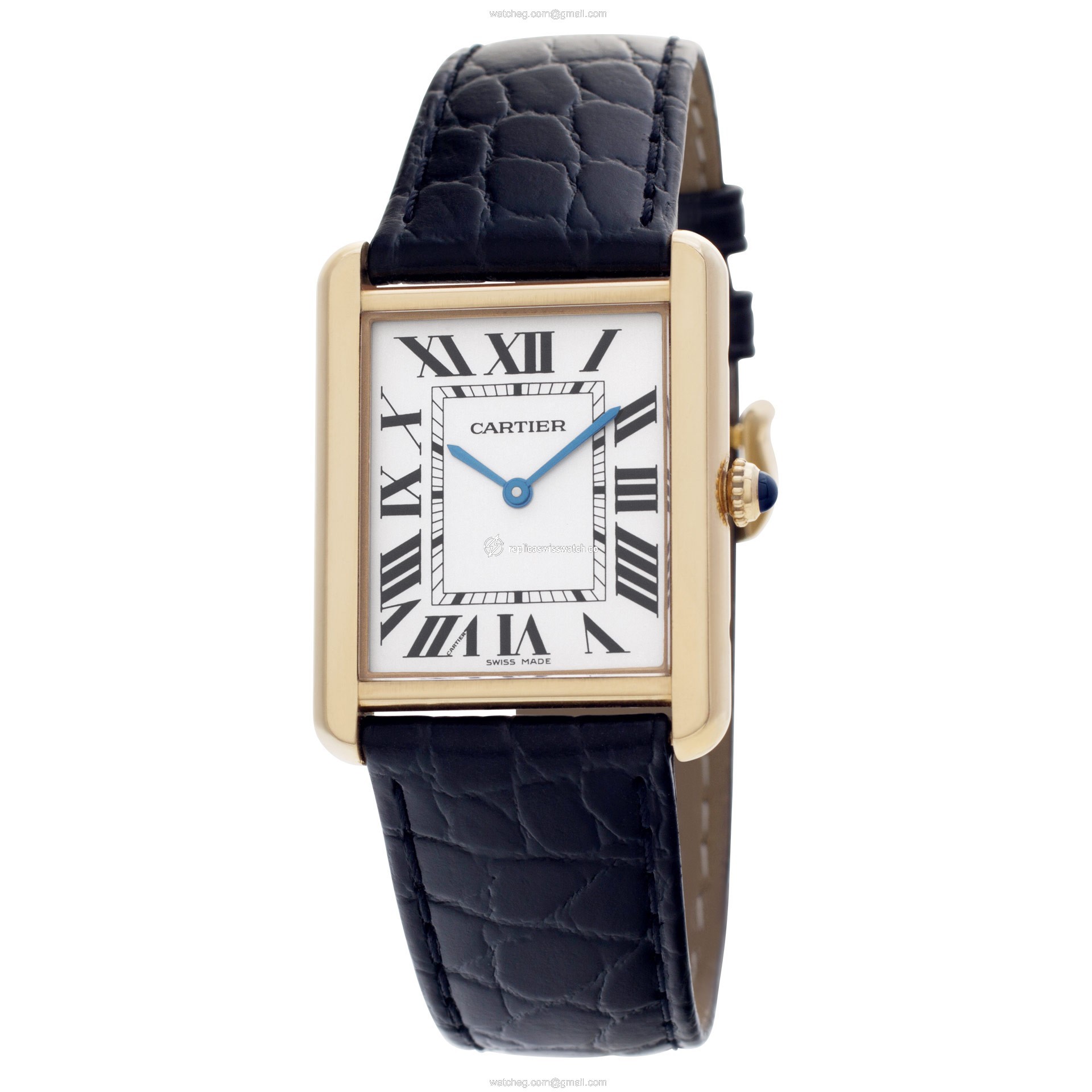 Cartier 874382MX Tank Solo Quartz Female 18k gold & Stainless Steel Replica