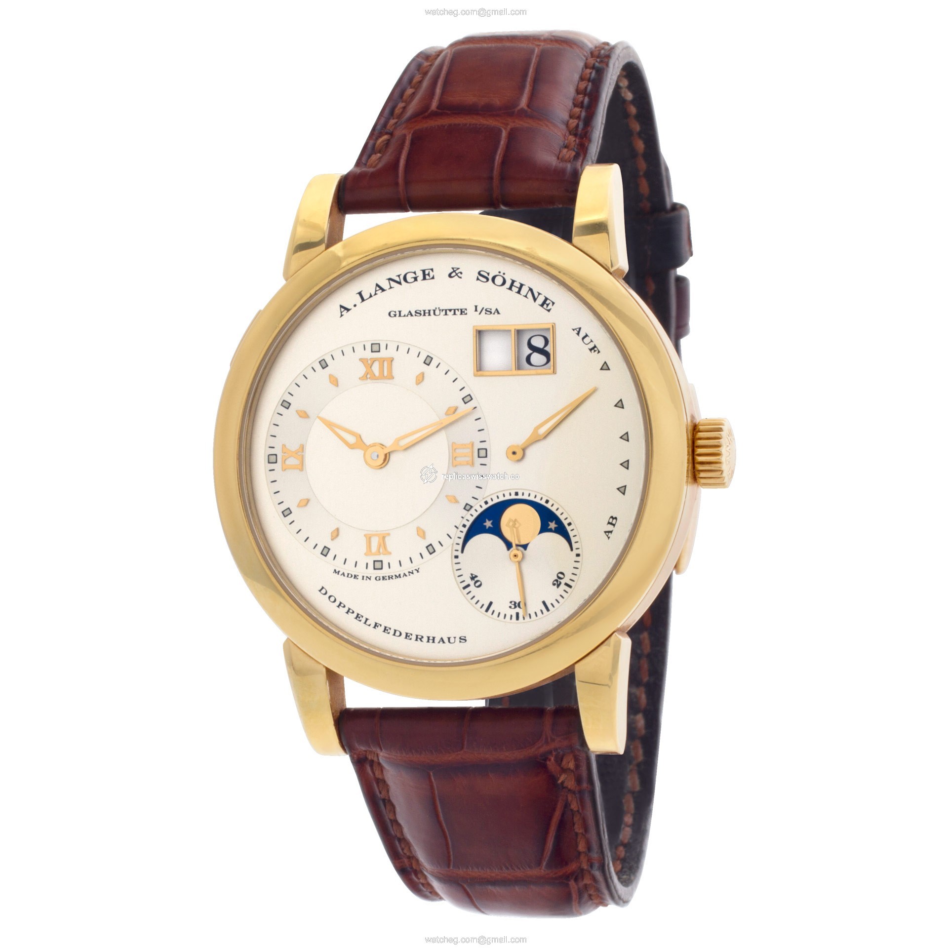 A. Lange & Sohne 109.021 Lange 1 Manual Male 18k yellow gold Replica